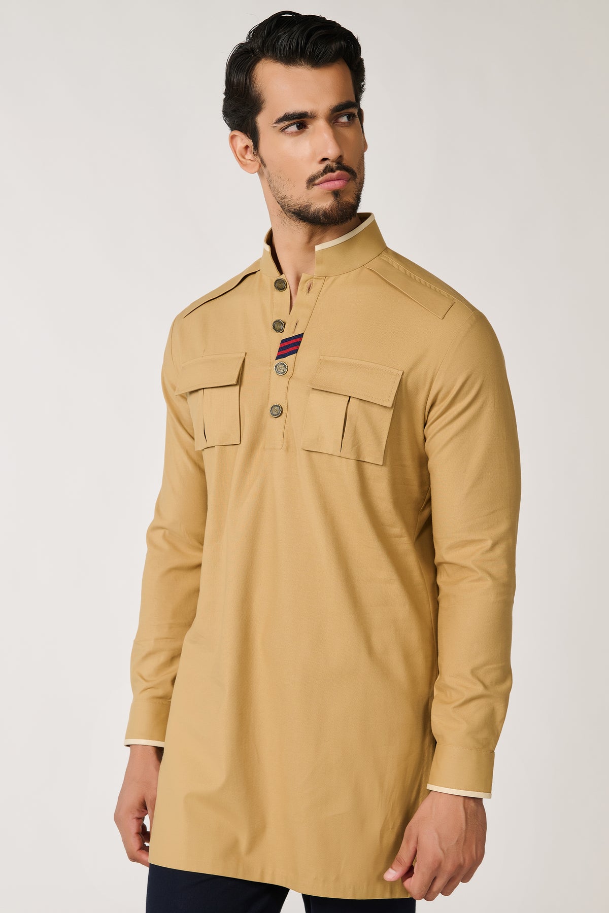 Beige Utility Kurta