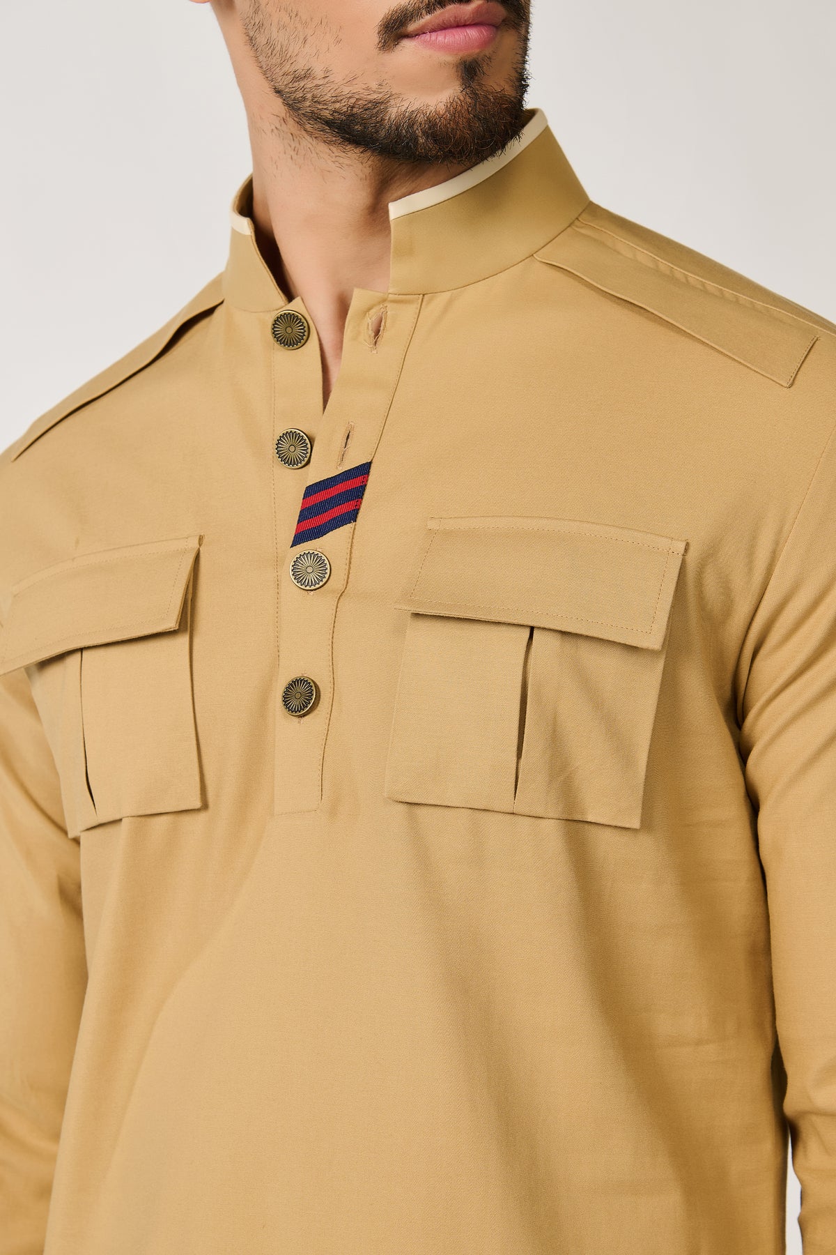 Beige Utility Kurta