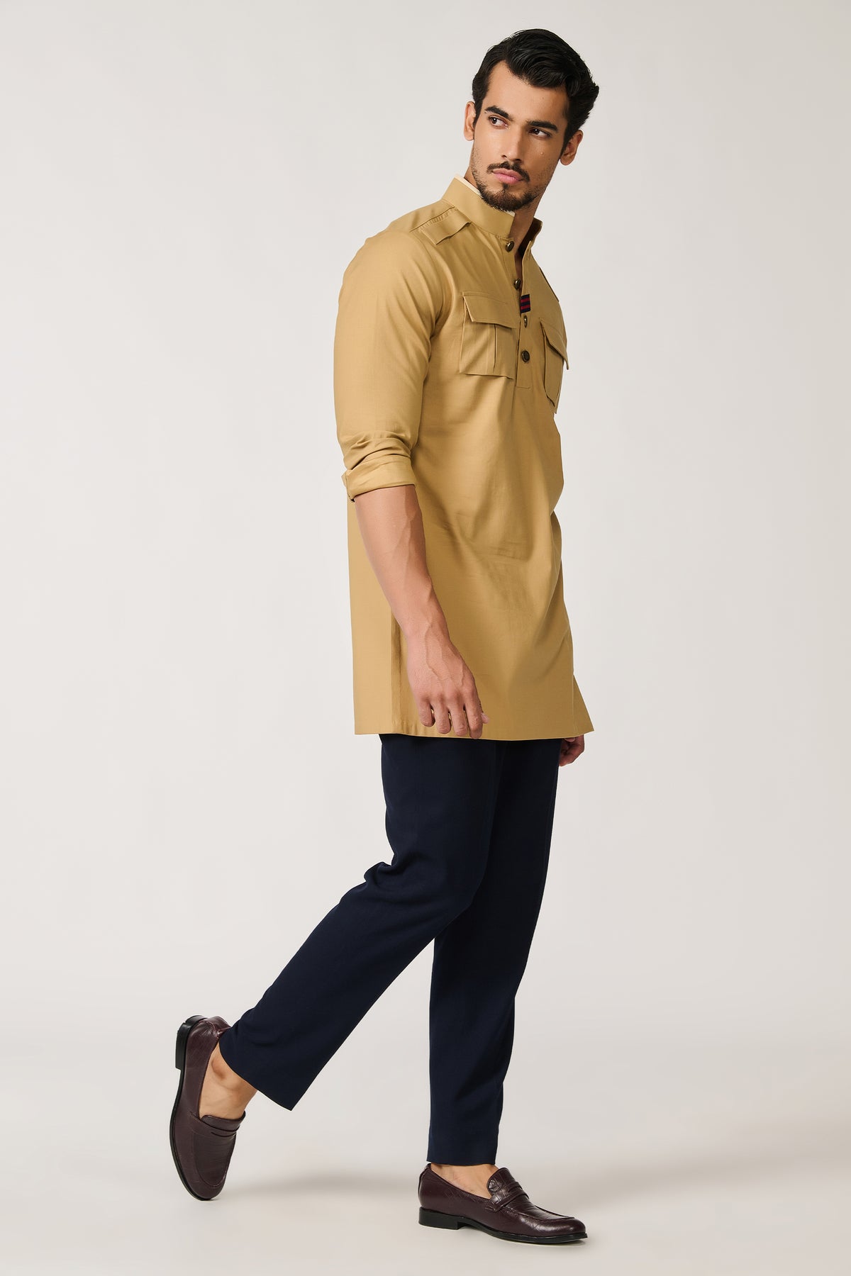 Beige Utility Kurta