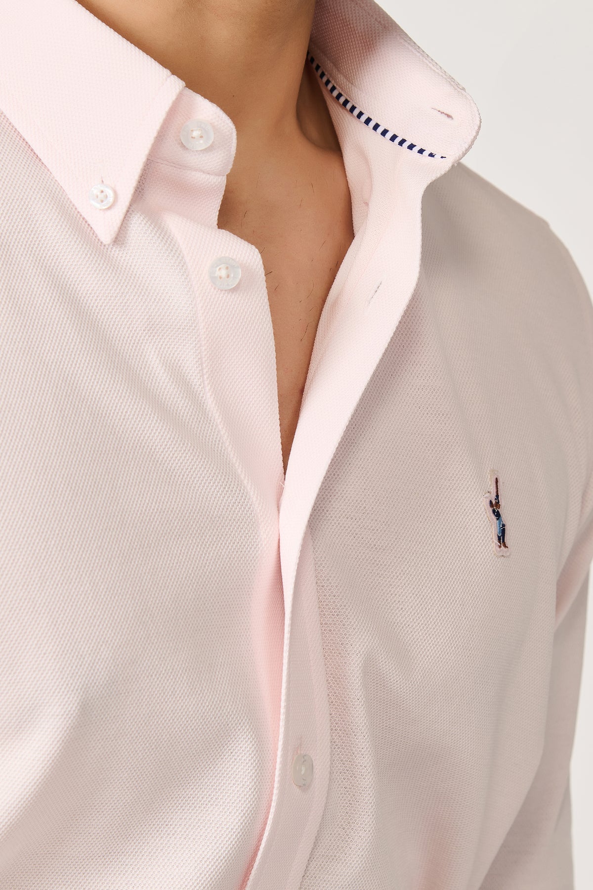 SNCC Pink Pique Knit Shirt