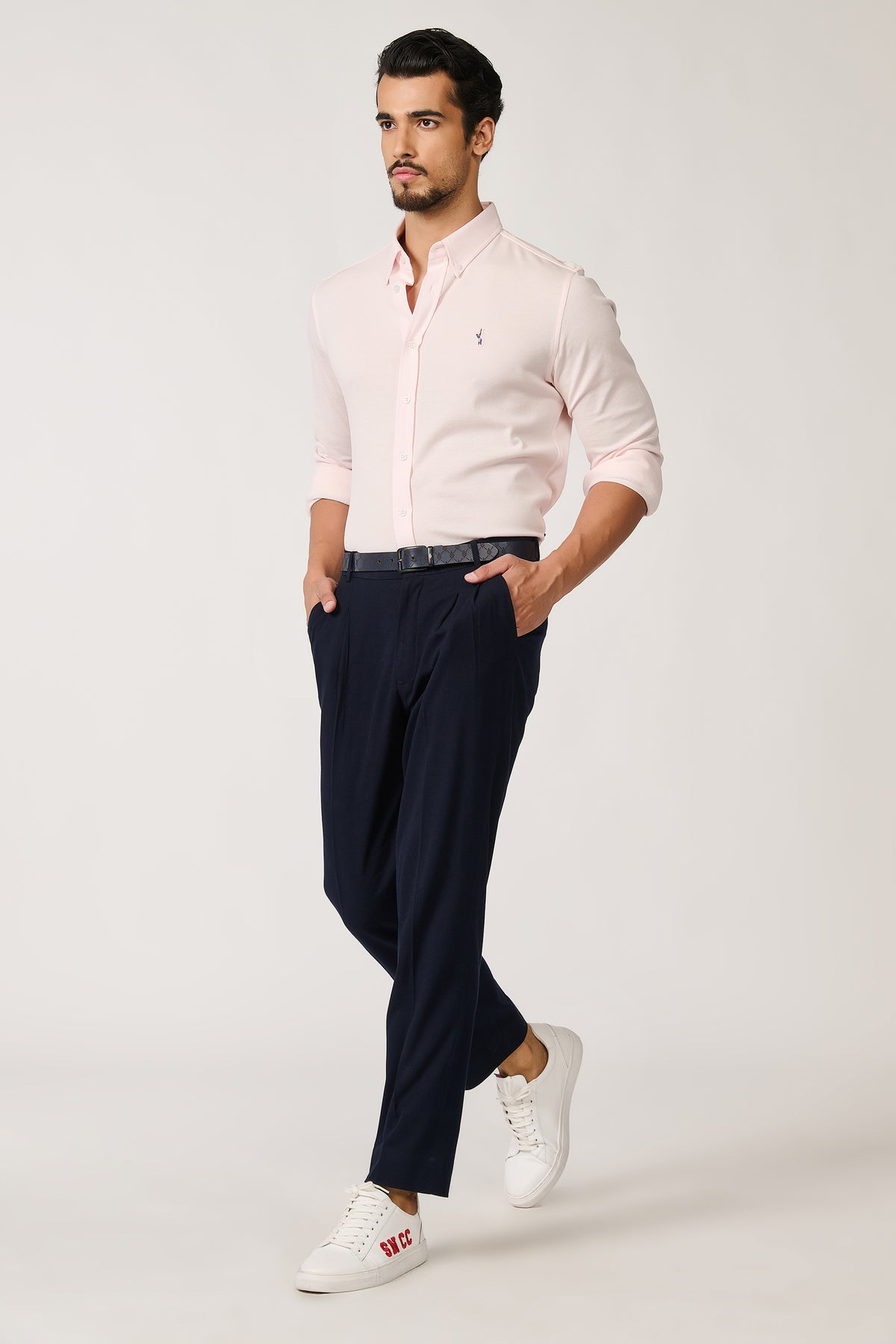 SNCC Pink Pique Knit Shirt