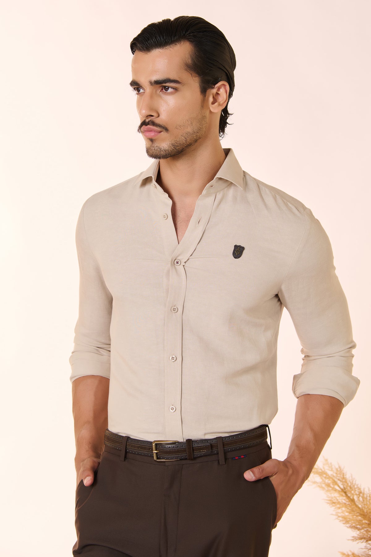 Ecru Linen Shirt