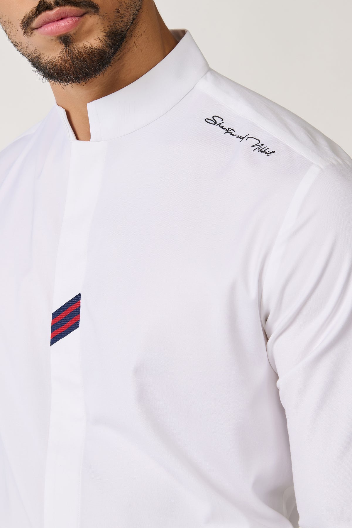 Off-White Band Collar Shirt