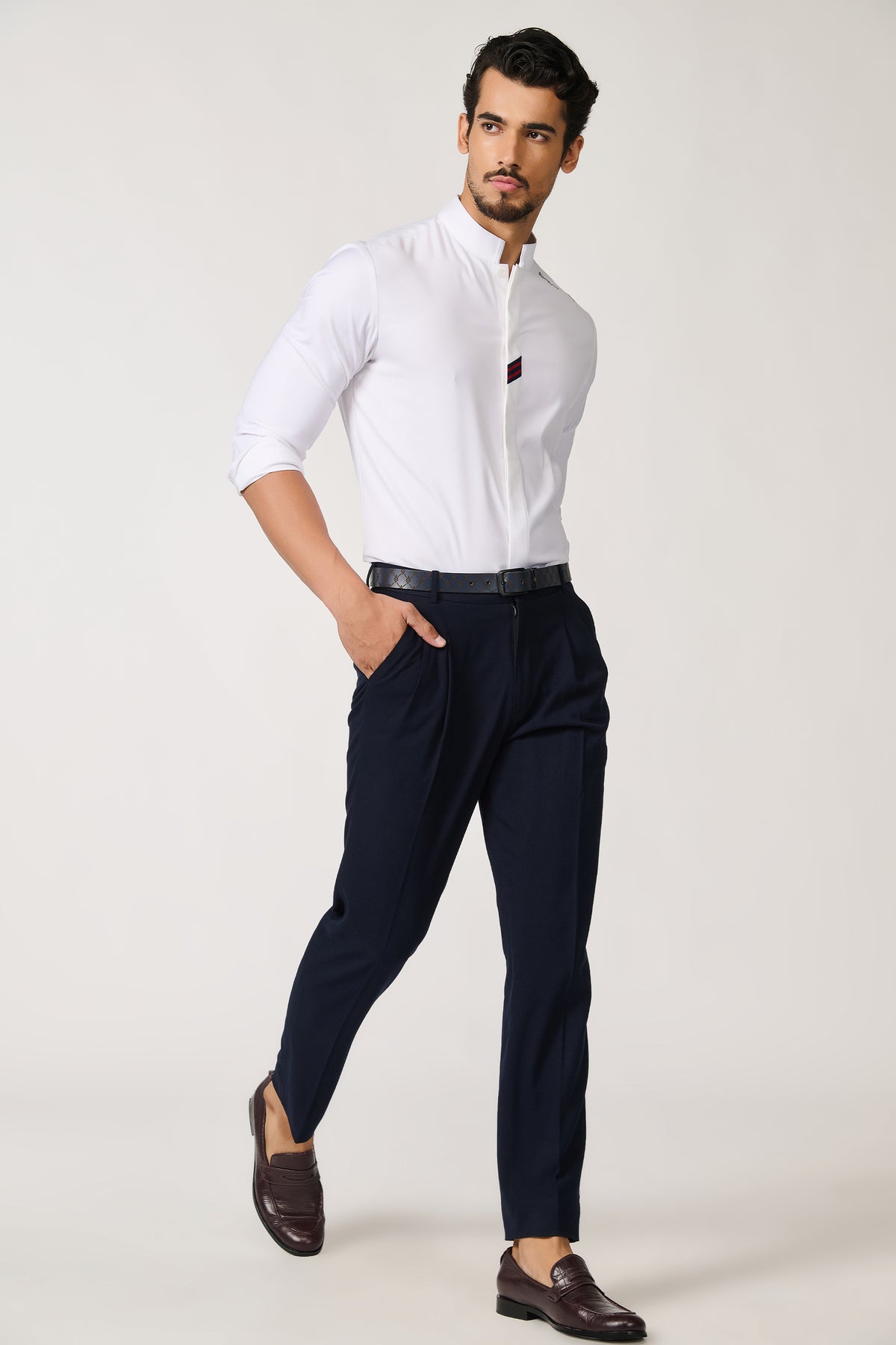 Off-White Band Collar Shirt