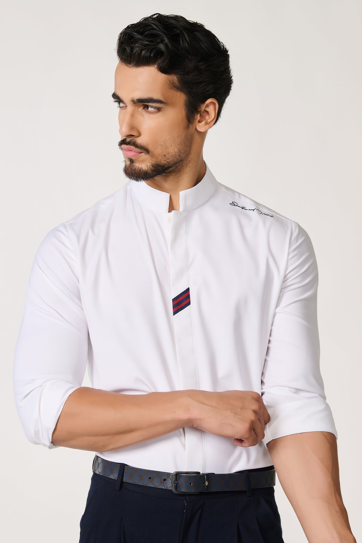 Off-White Band Collar Shirt