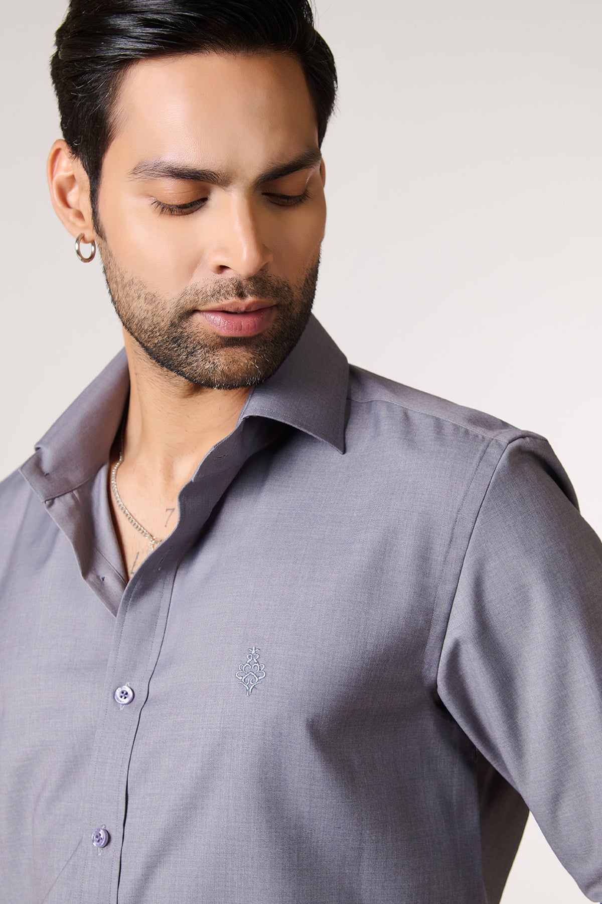 Signature Adamas Grey Shirt