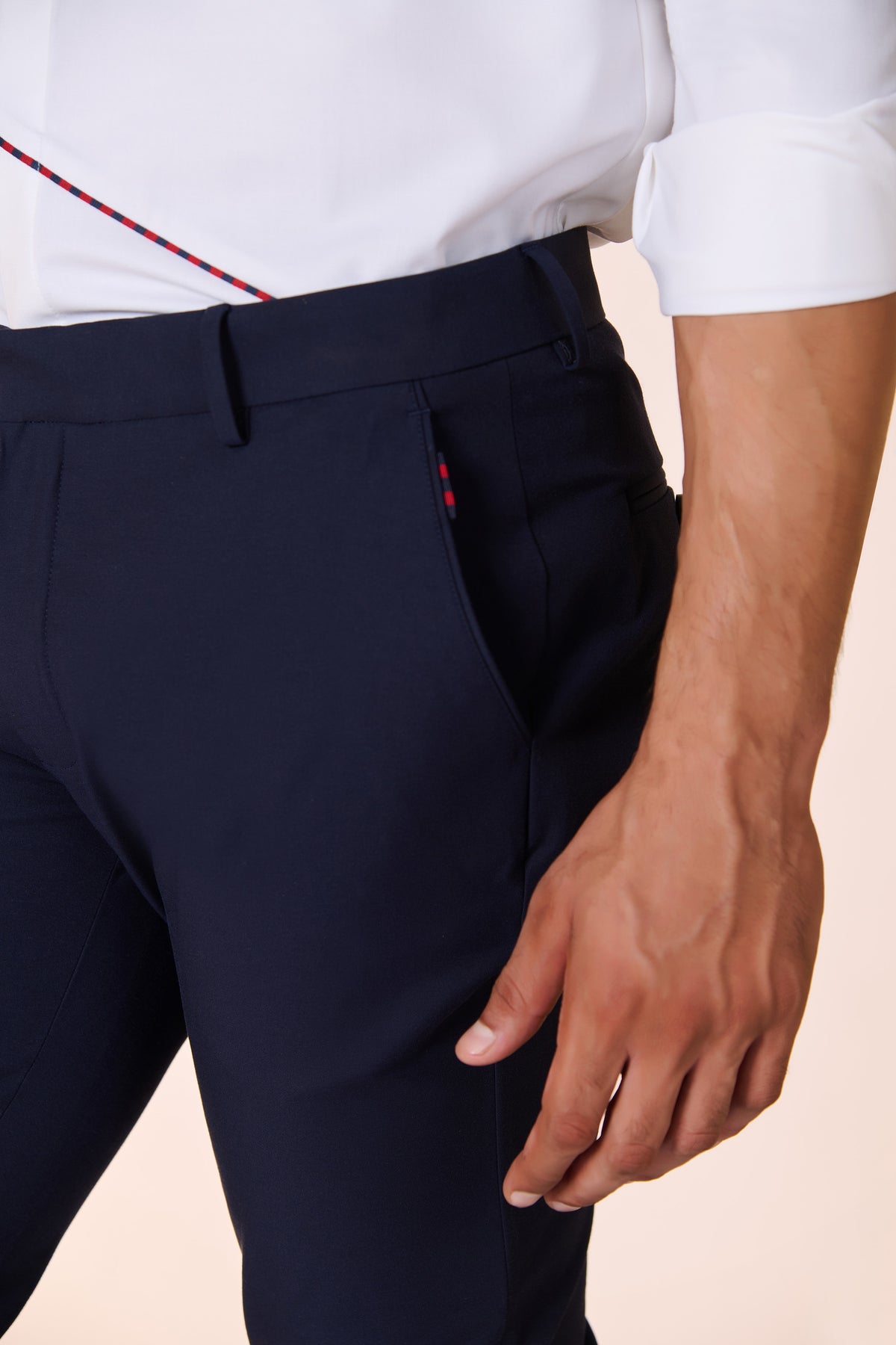 Classic Navy Trouser with Tape detailing