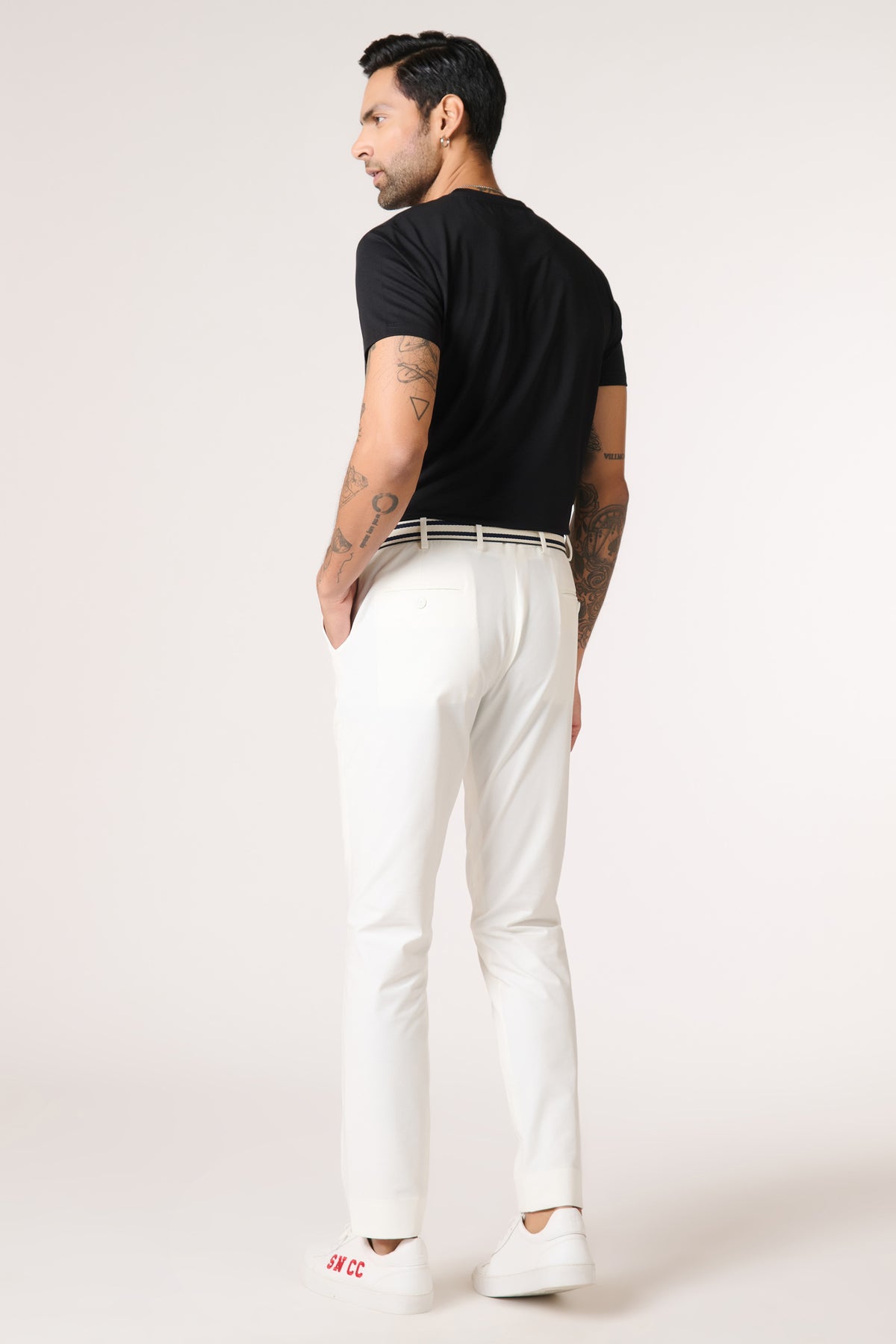 SNCC Black Batsman Logo T-Shirt