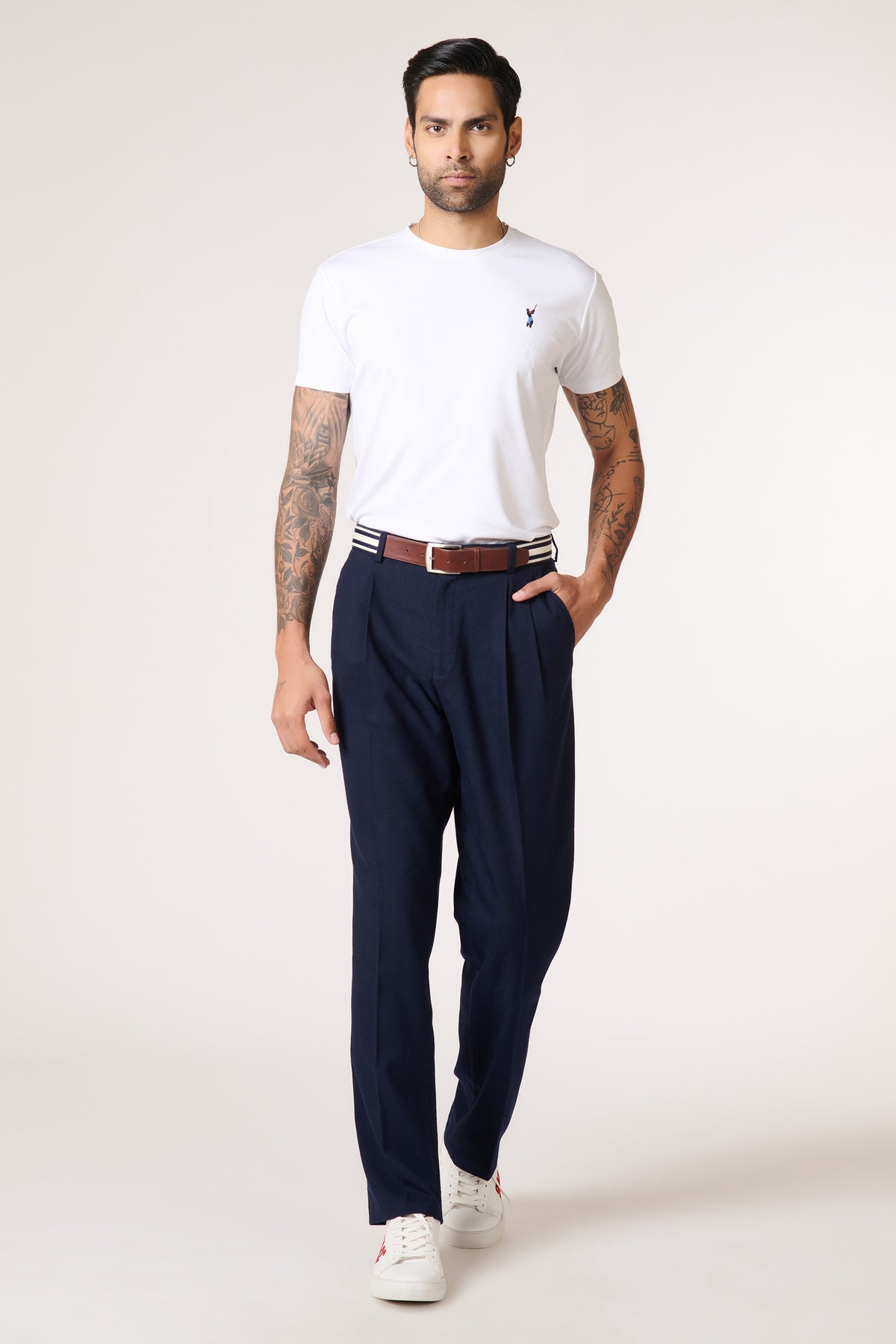 SNCC Off White Batsman Logo T-Shirt
