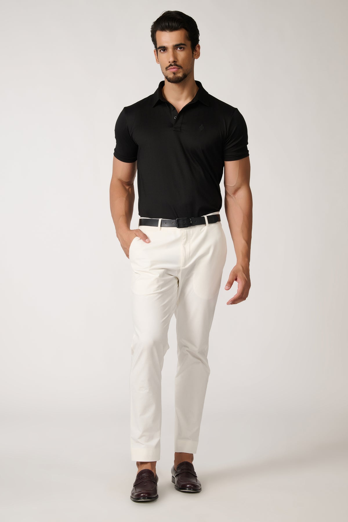 Black Adamas Polo T-Shirt
