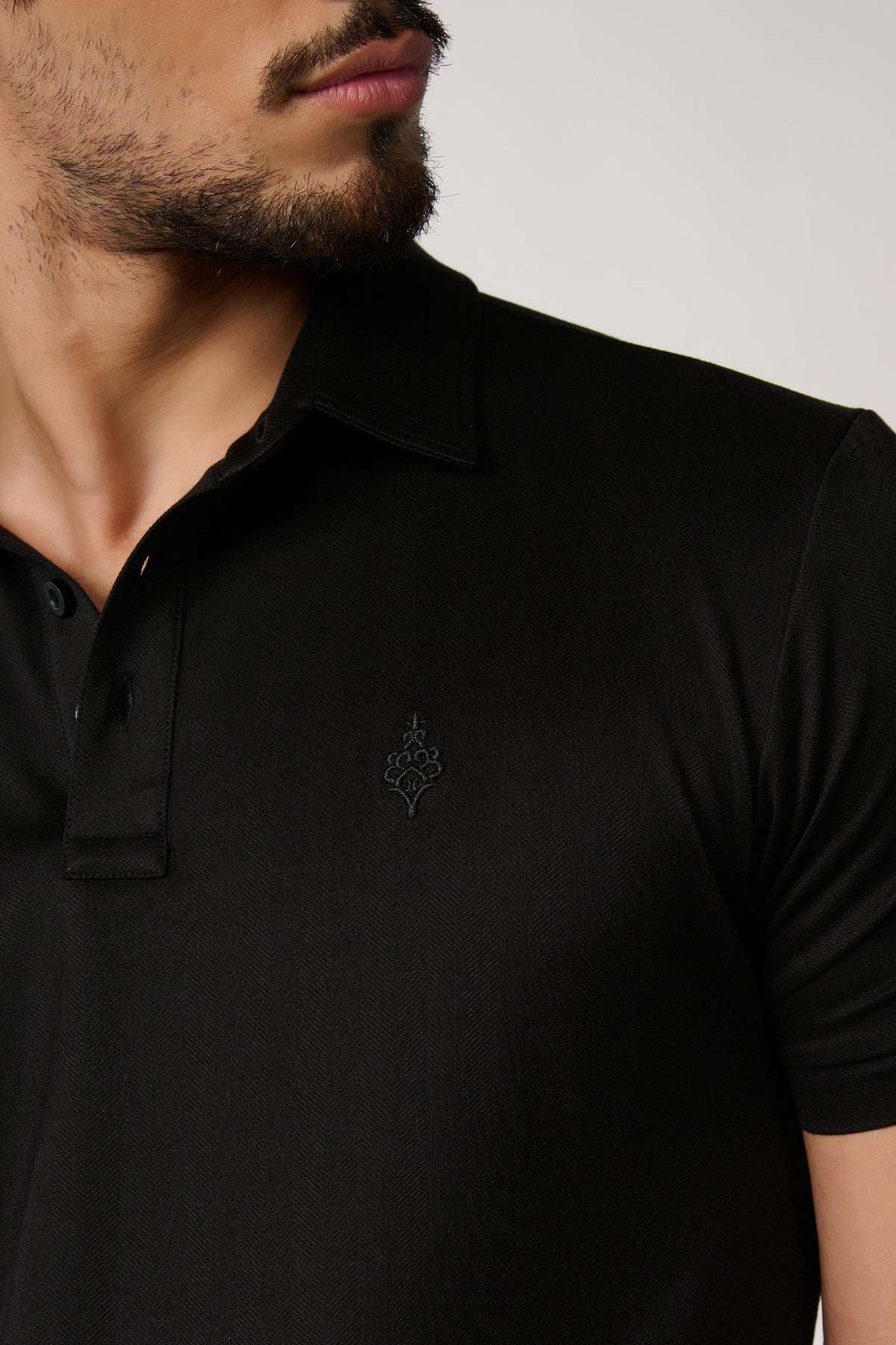 Black Adamas Polo T-Shirt