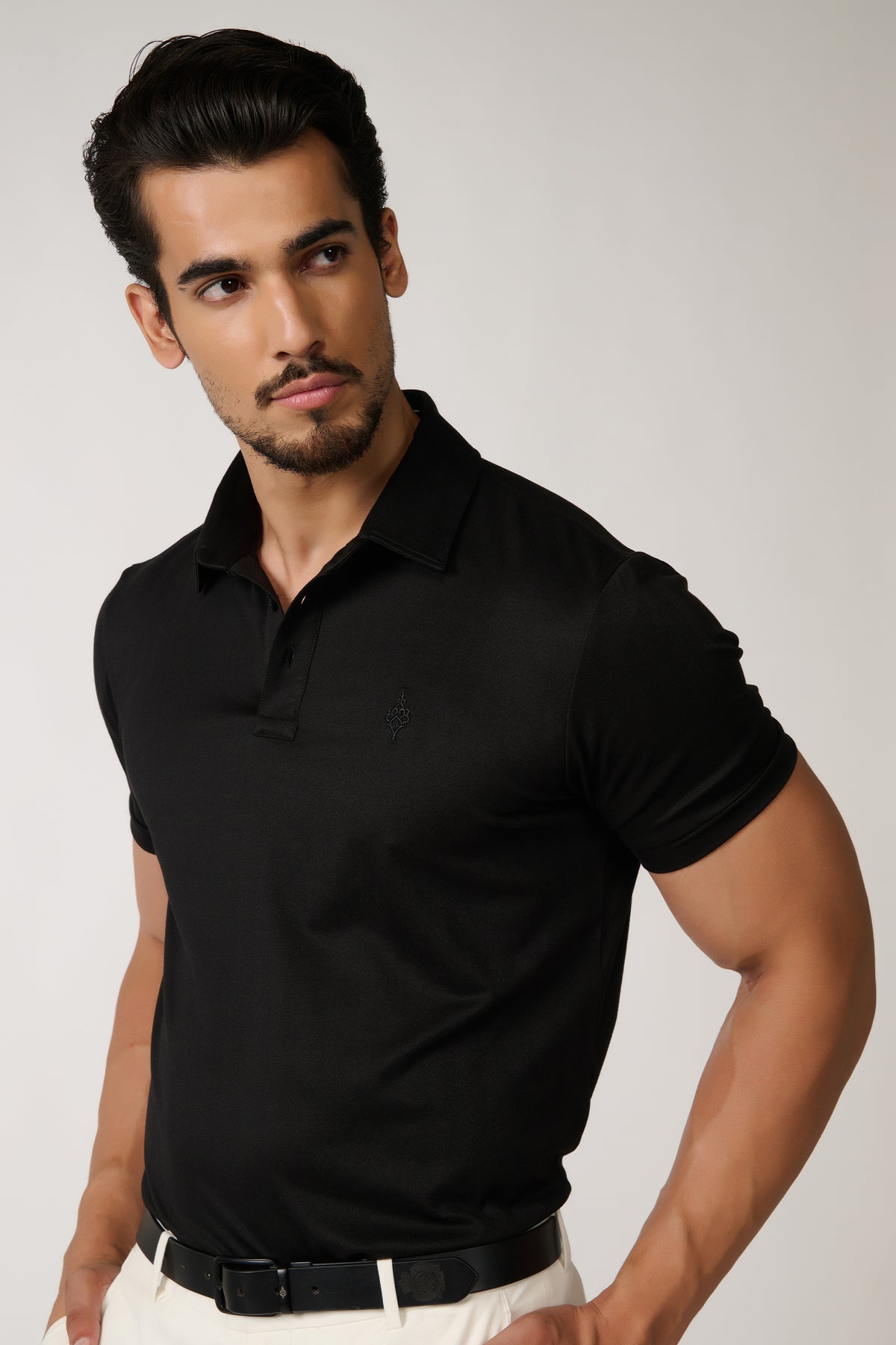 Black Adamas Polo T-Shirt