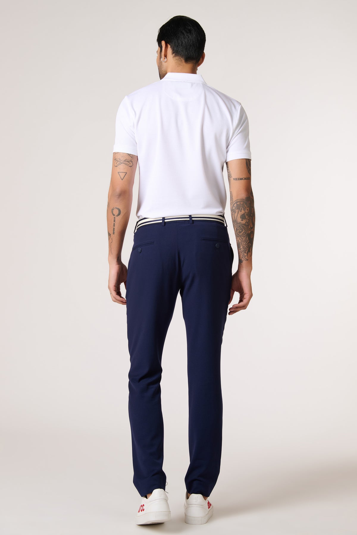 SNCC Giza Cotton Off White Polo T-shirt