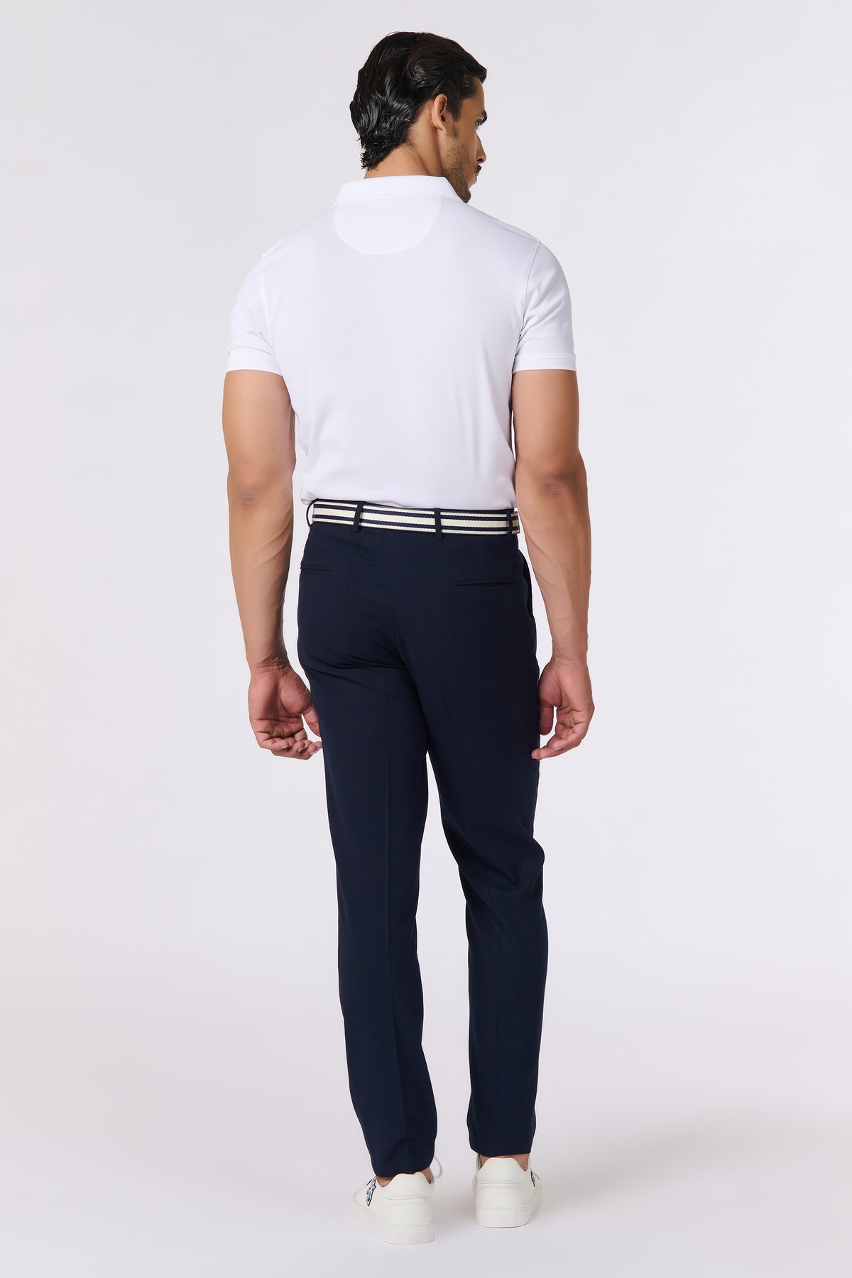 SNCC Giza Cotton Off White Polo T-shirt