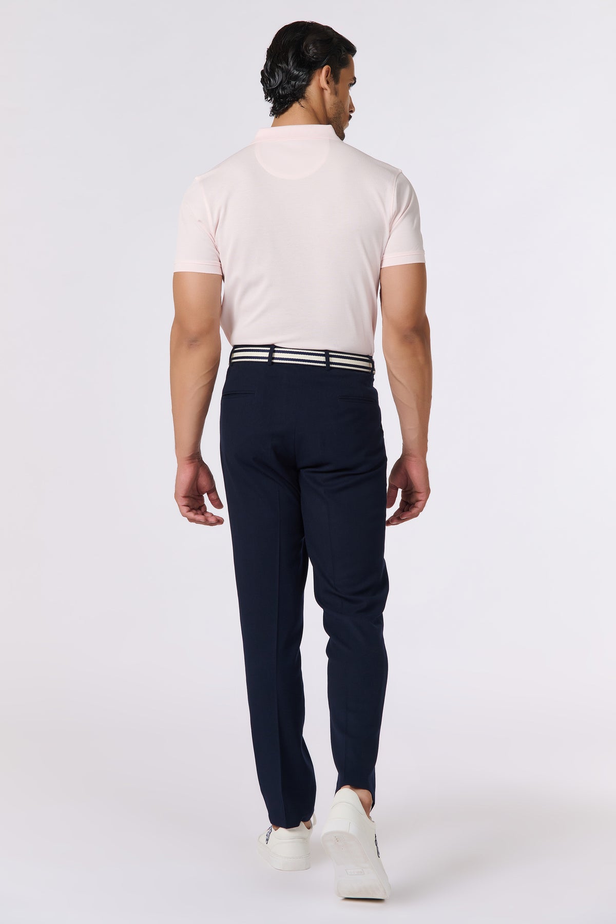 SNCC Giza Cotton Pink Polo T-shirt