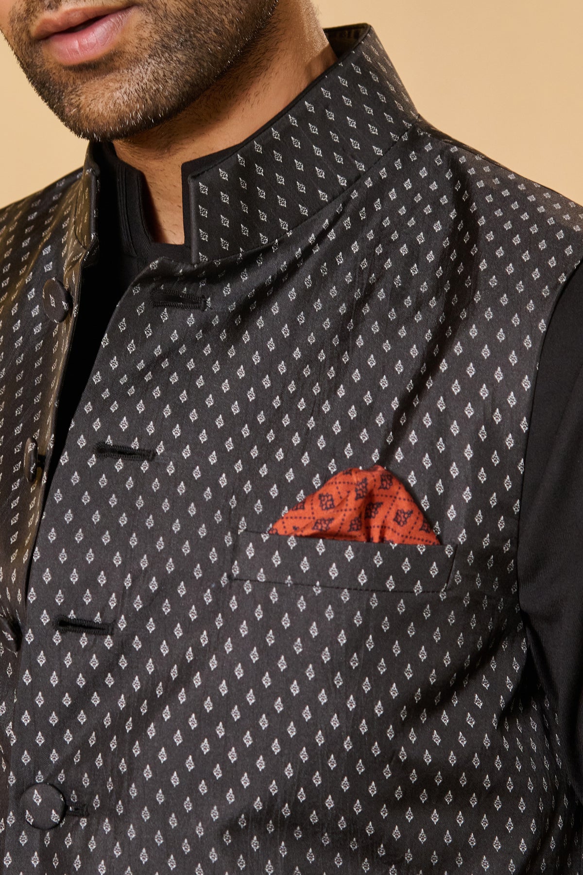 Black Waistcoat with S&N Crest Detail