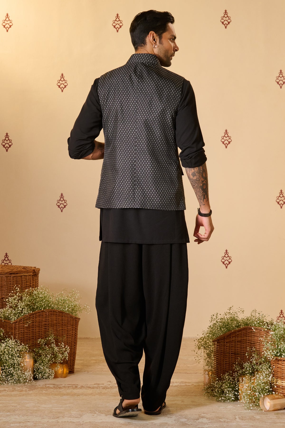 Black Waistcoat with S&N Crest Detail