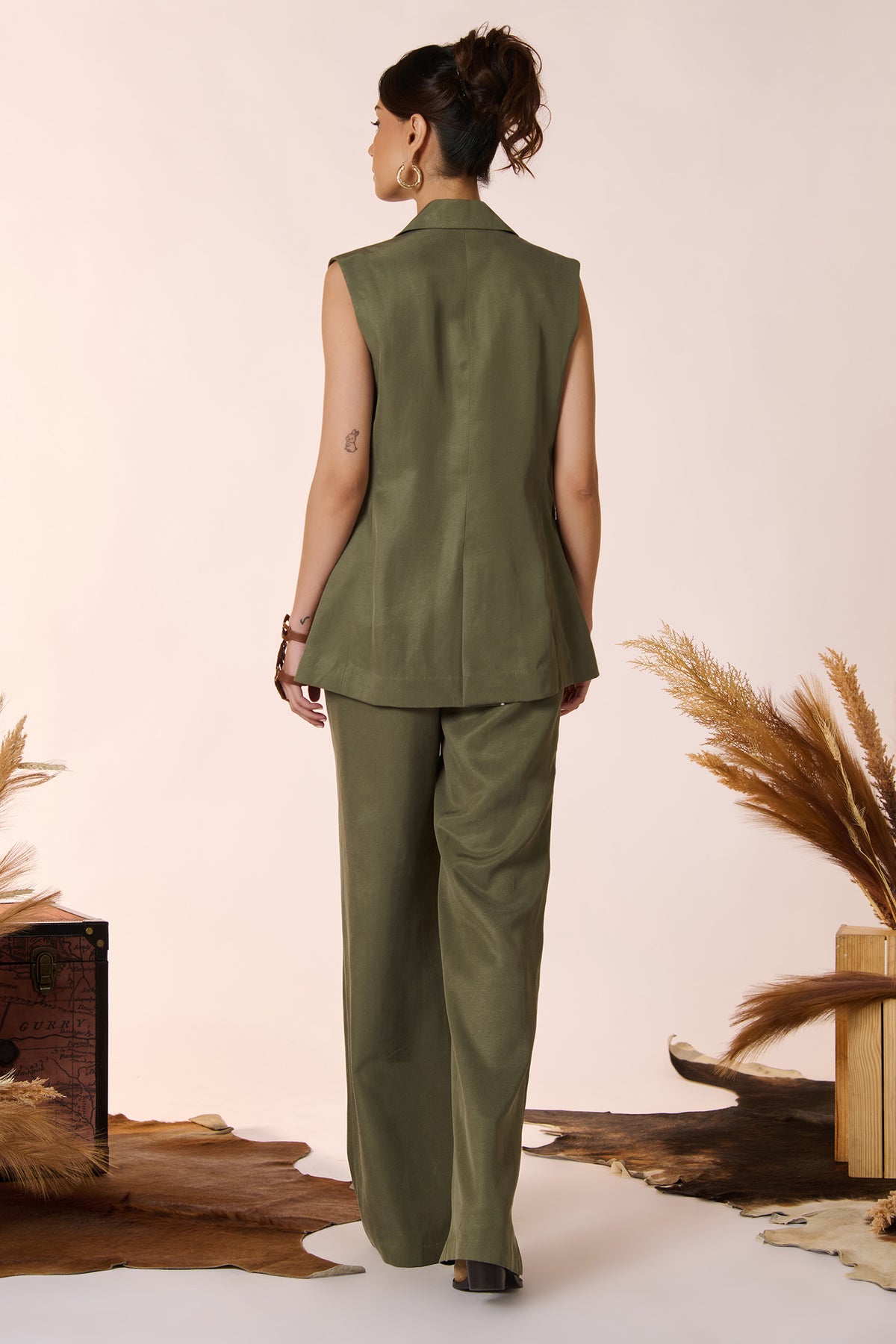 Olive Waistcoat