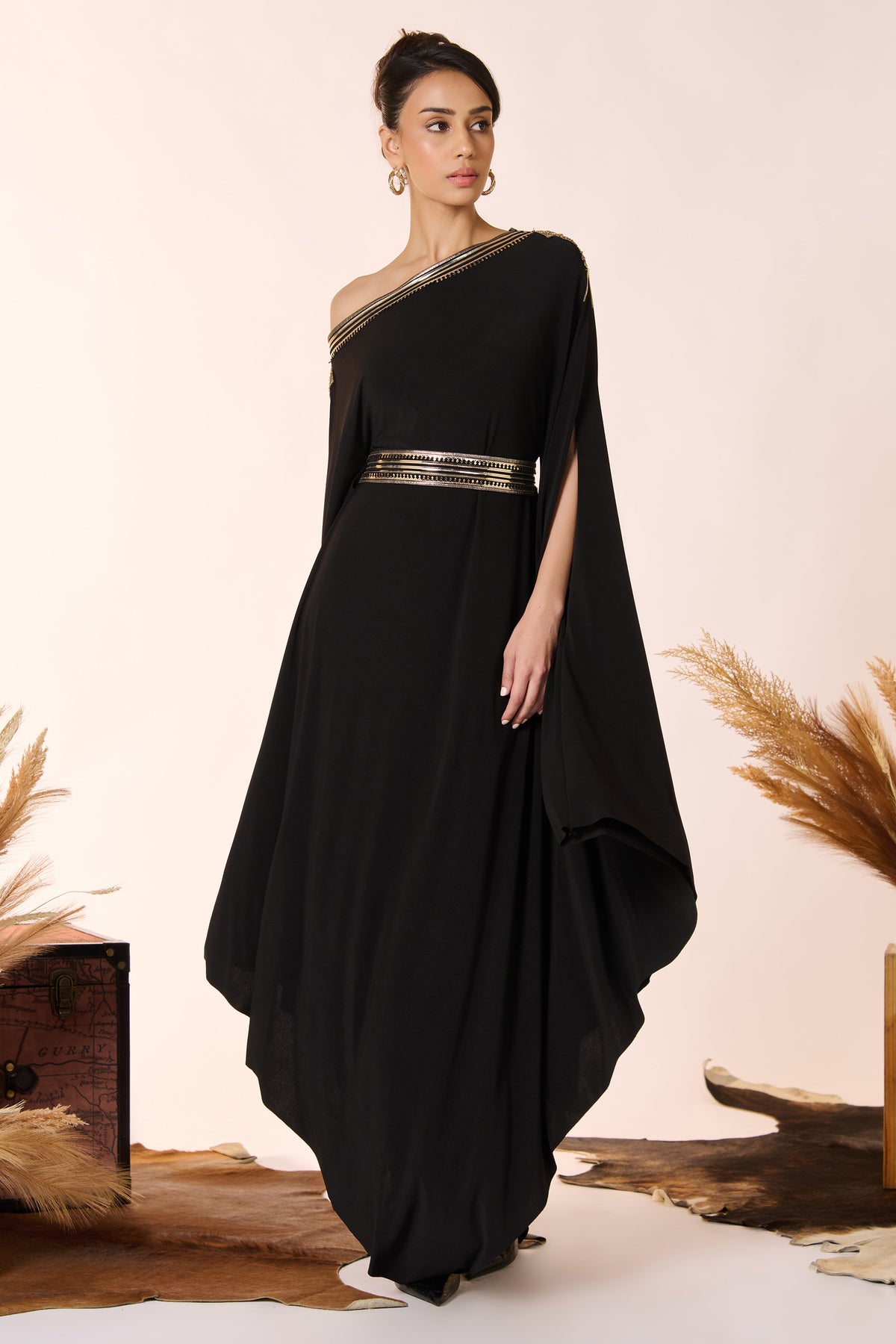 Asymmetric Colour Block Dress