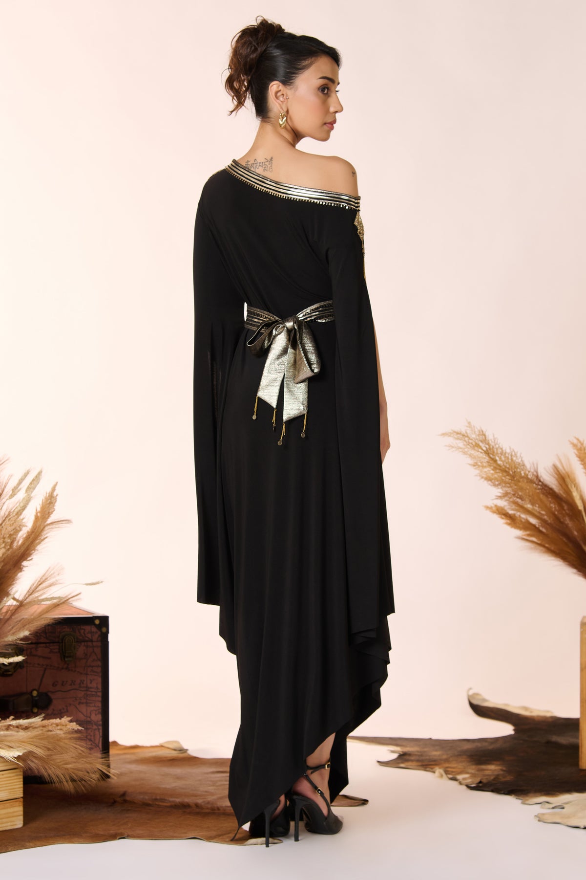 Asymmetric Colour Block Dress