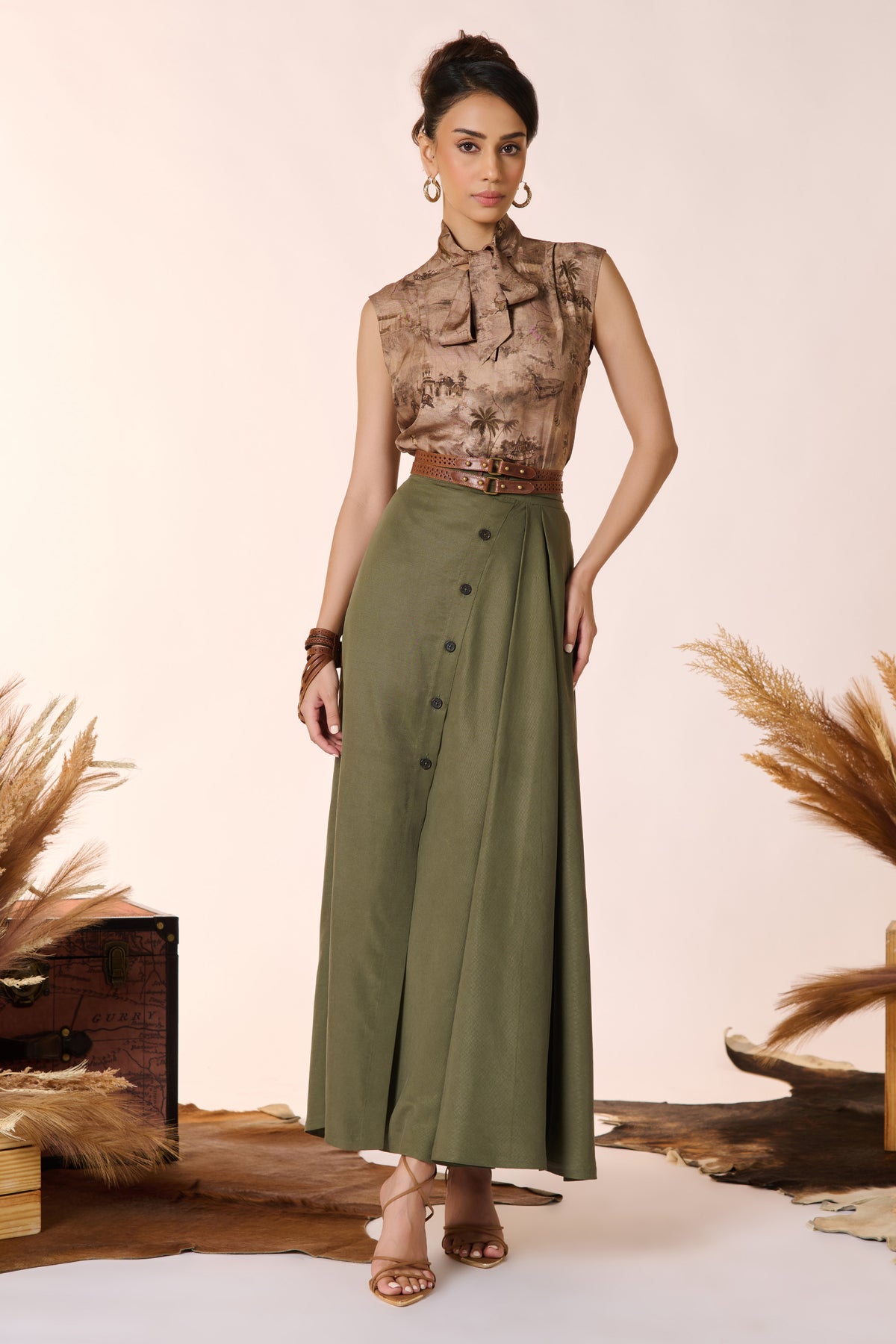 Knot Collar Top