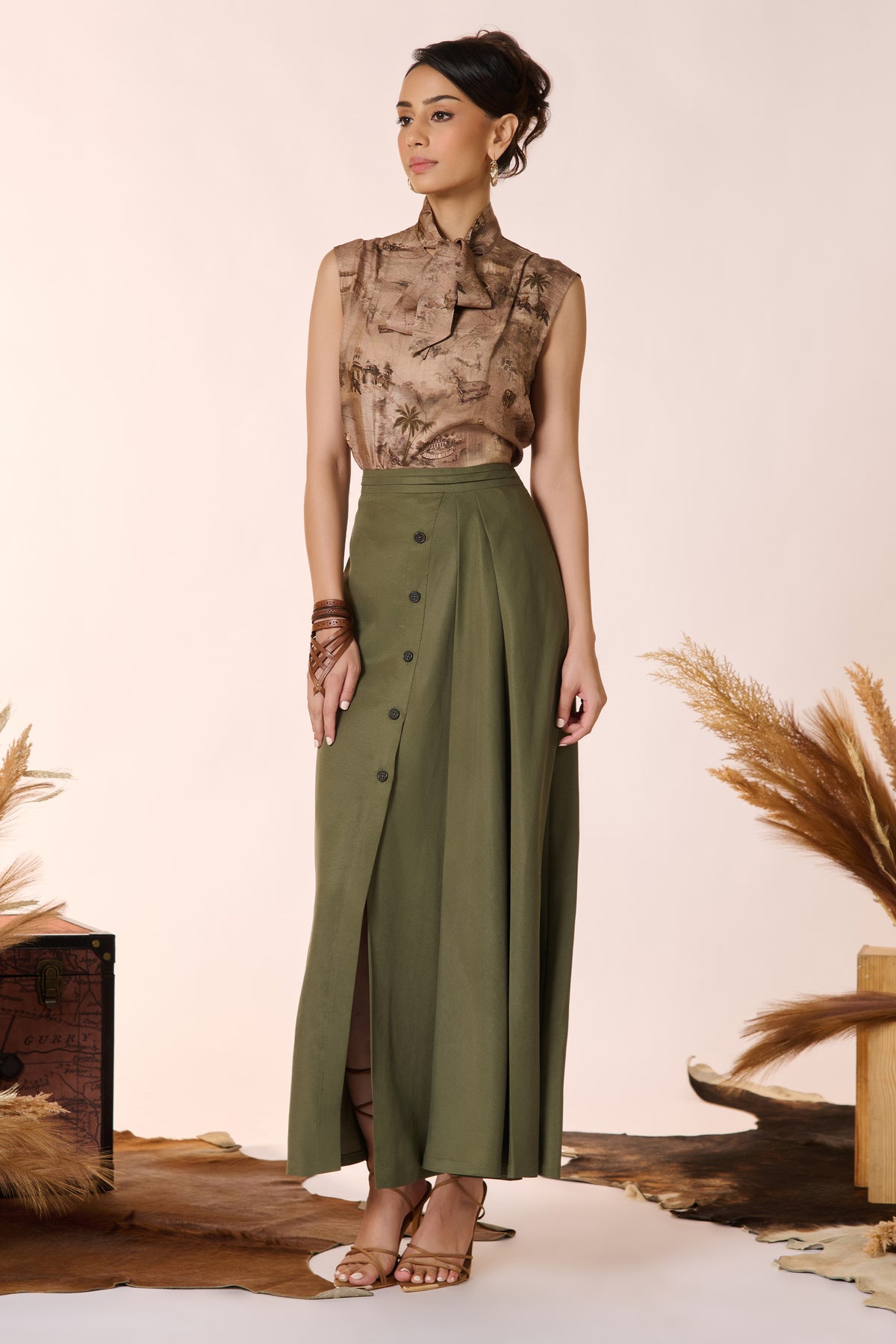 Knot Collar Top