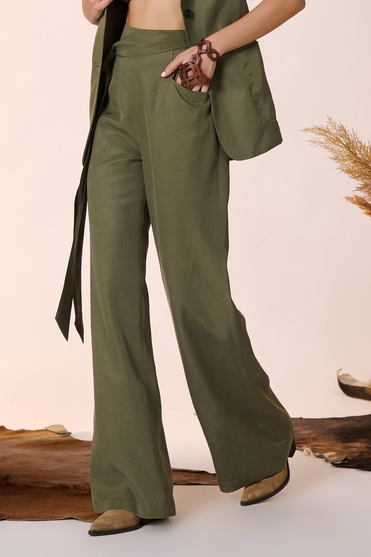 Olive Trousers