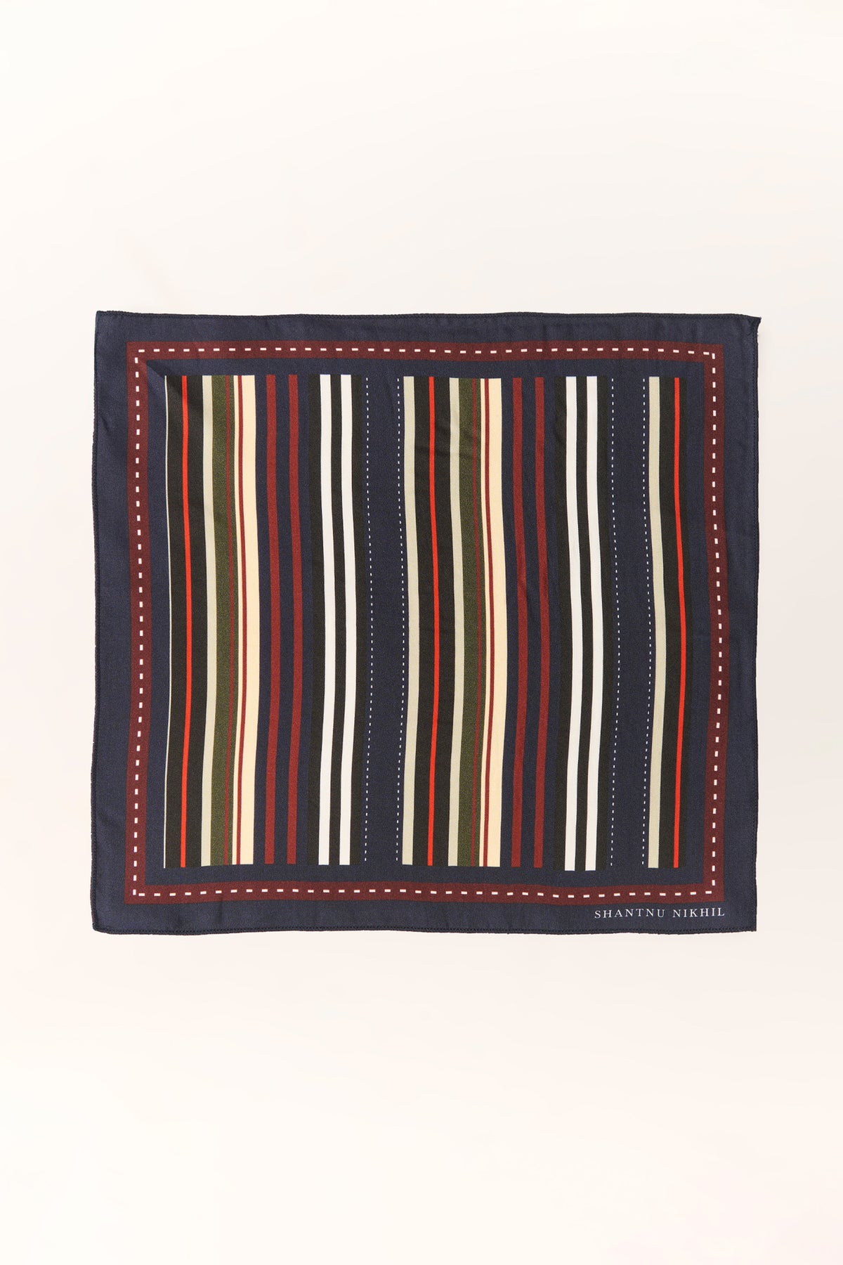 Multi-coloured Stripes Pocket Sqaure