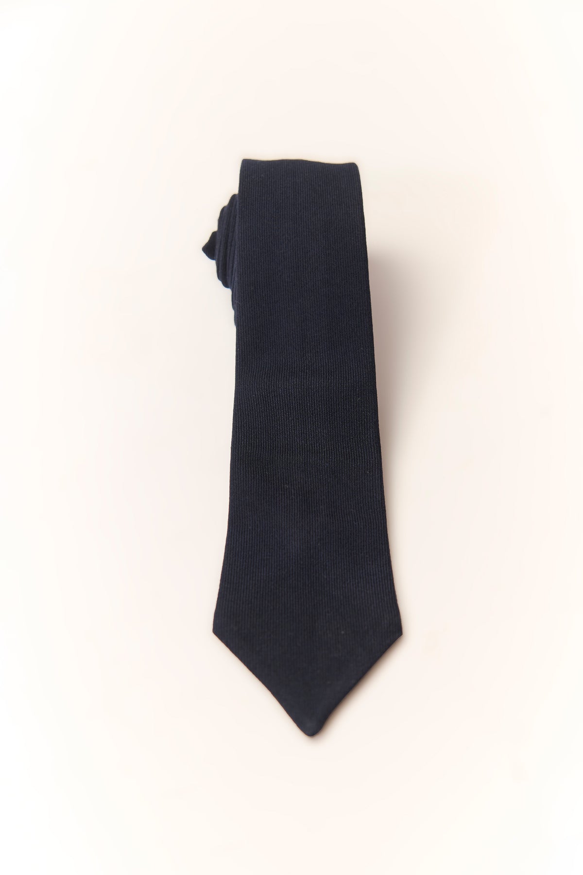 Navy Silk Twill Tie