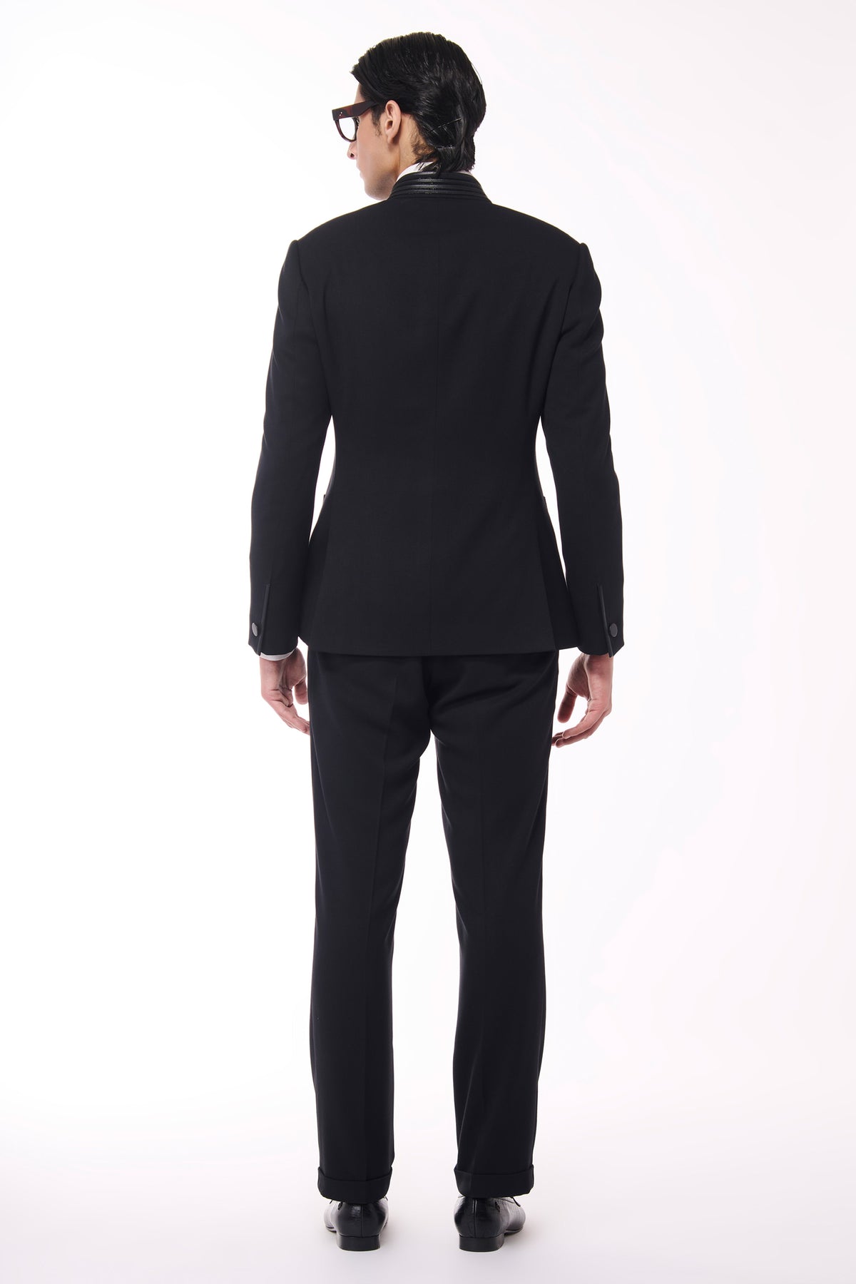 Black Embellished Bandhgala