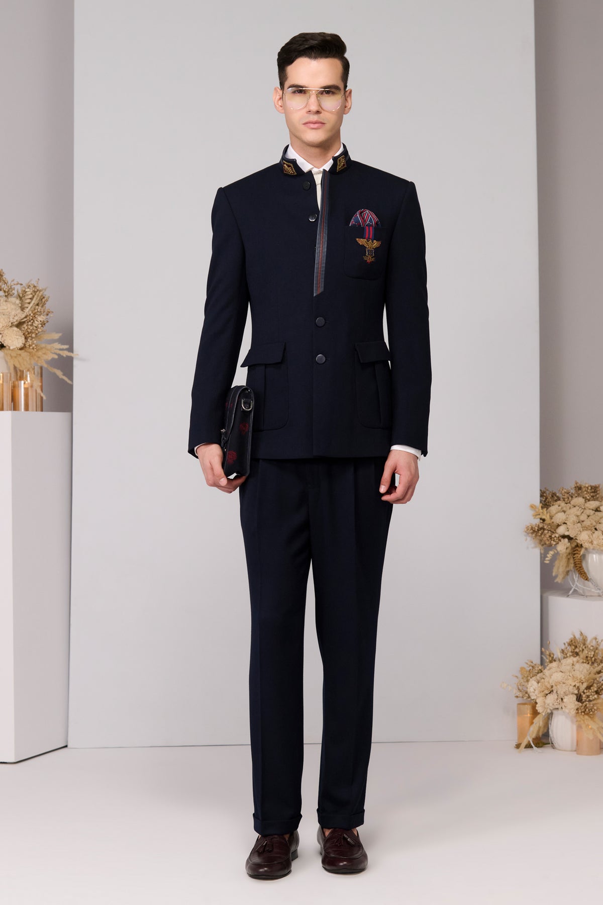 Regal Navy Bandhgala