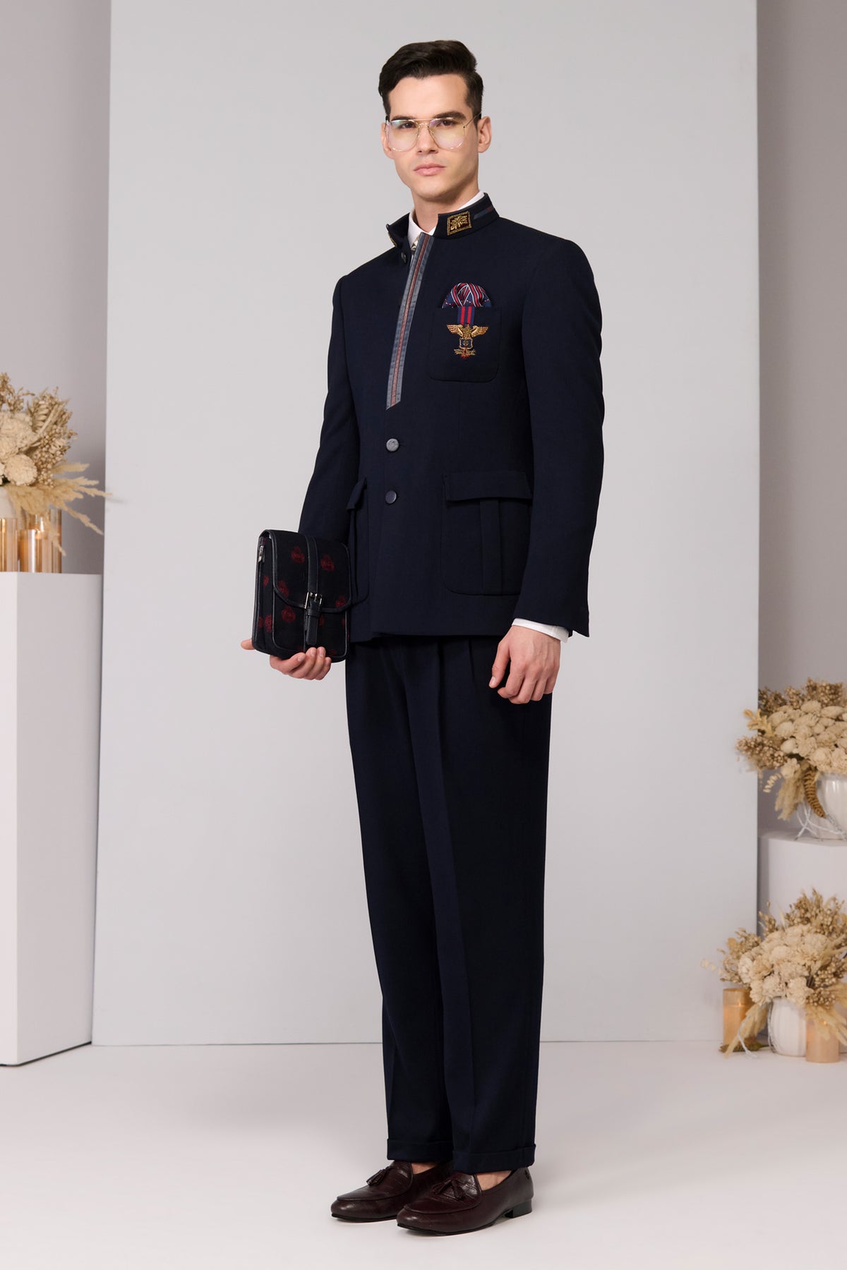 Regal Navy Bandhgala