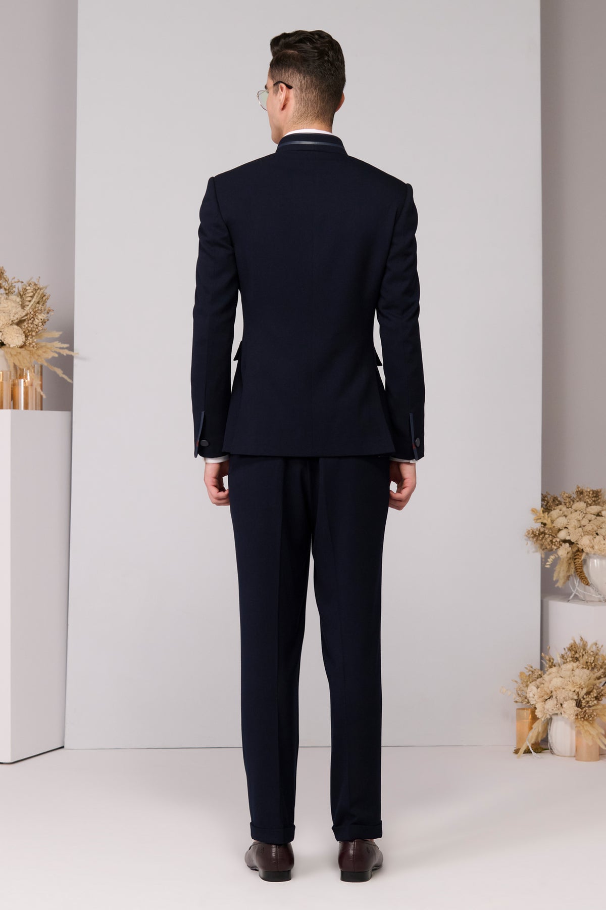 Regal Navy Bandhgala