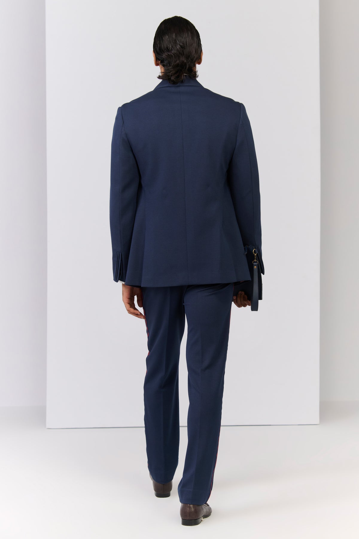 Navy Jacket with Signature Detailing