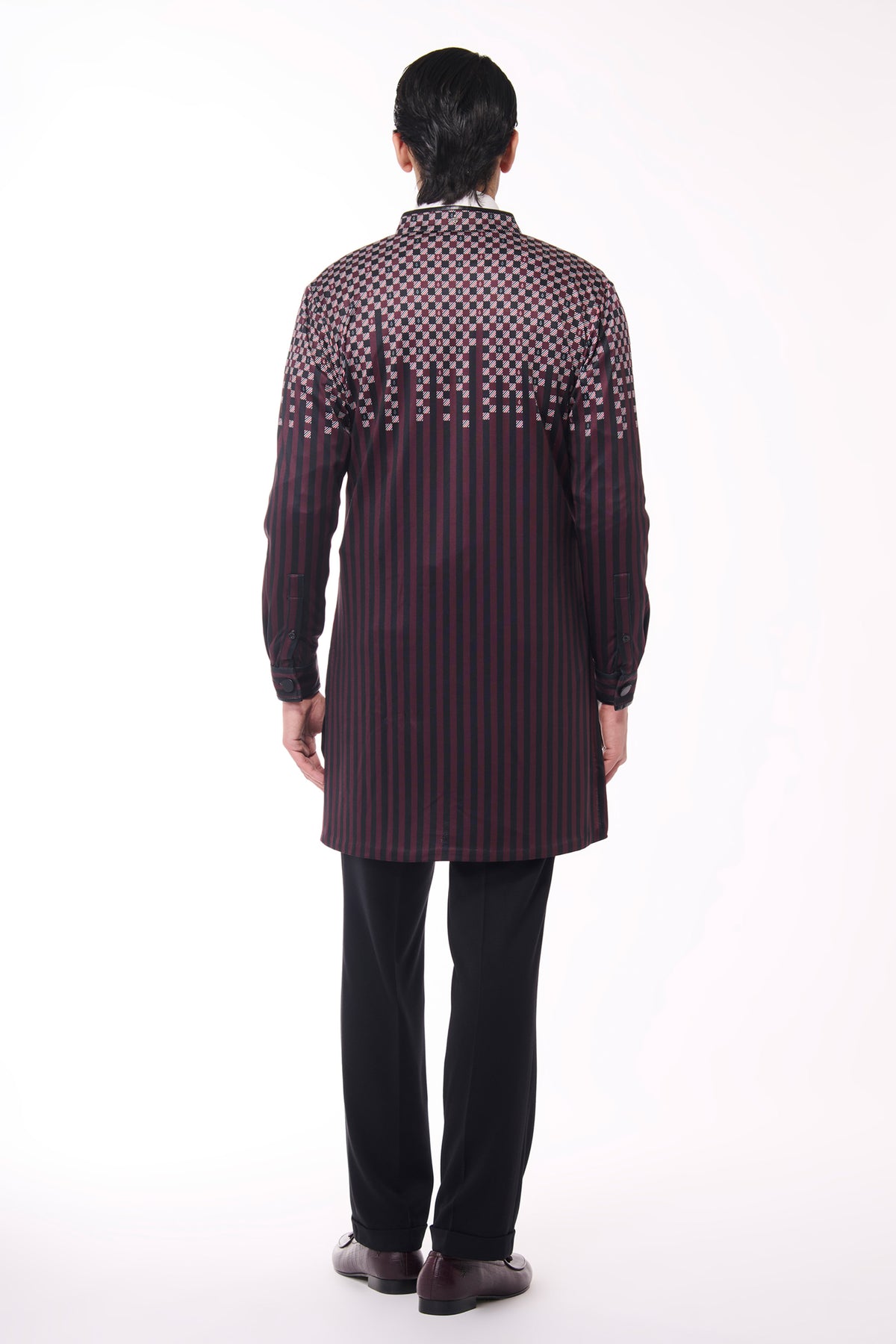 Monogram Adamas Crepe Printed Shirt