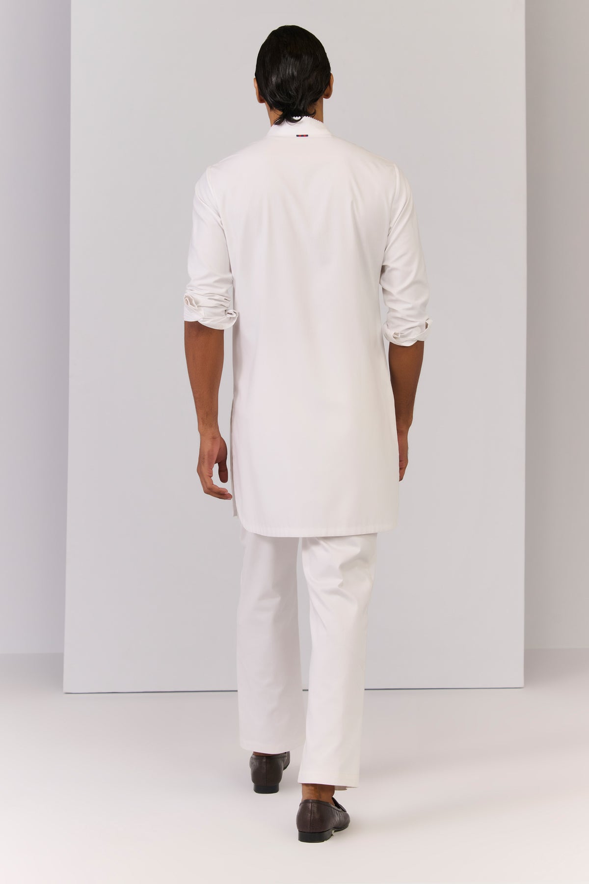 White Bamboo Cotton Kurta