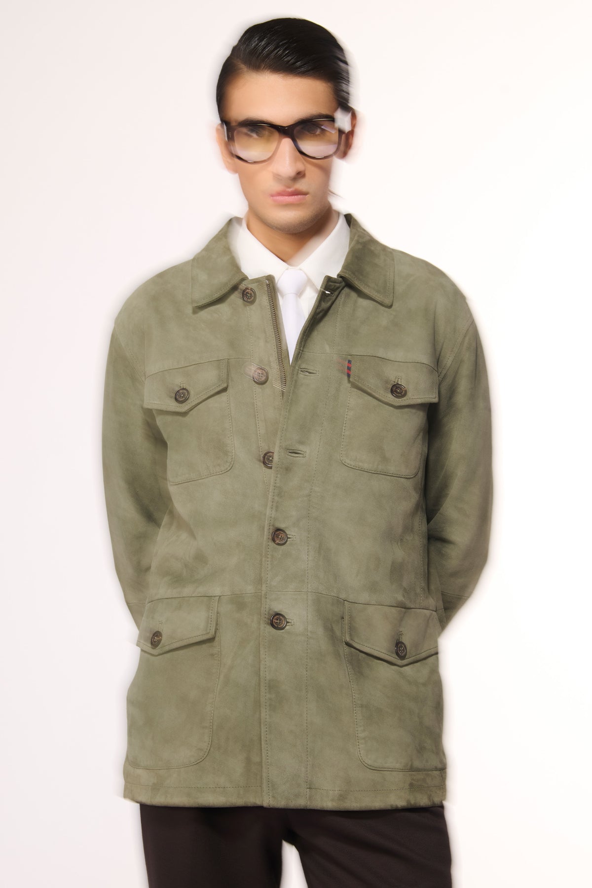 Olive Suede Layering