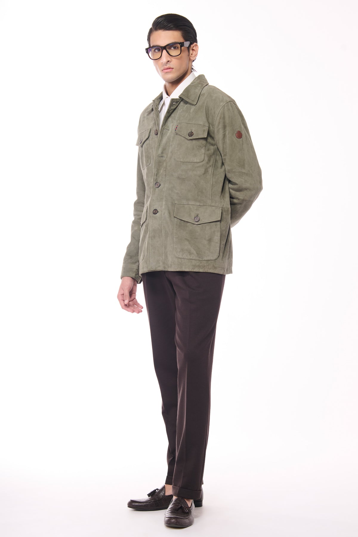 Olive Suede Layering