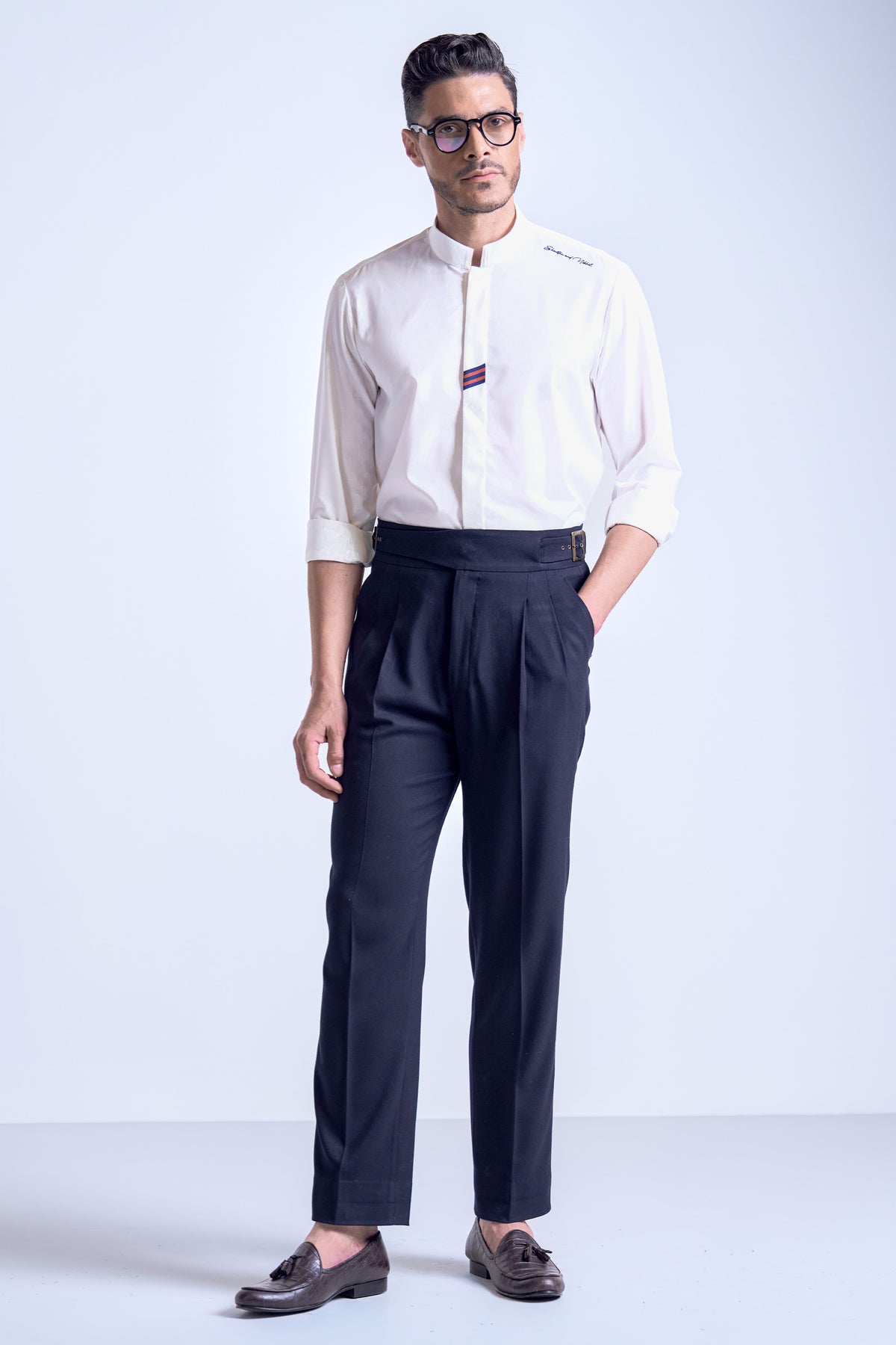 Off-White Band Collar Shirt