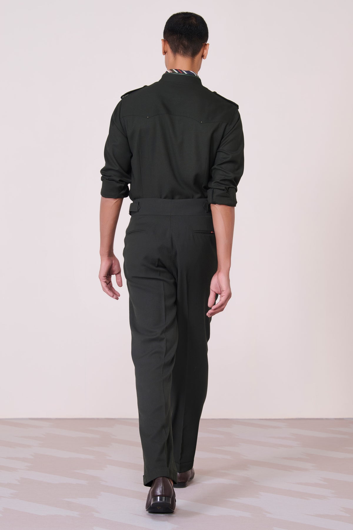 Military Green Cargo Shirt