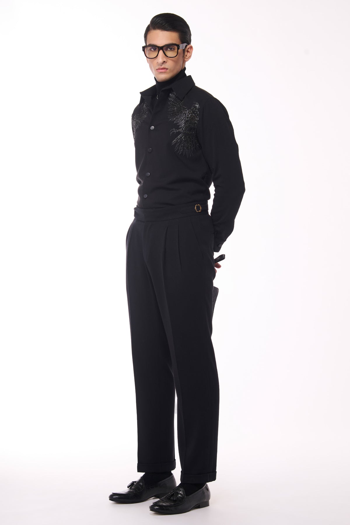 Black Eagle Patch Shirt