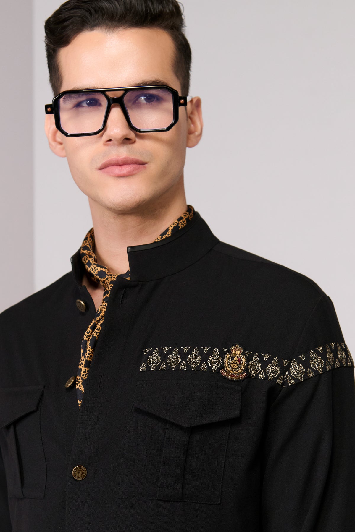 Black Patch Pocket Shirt