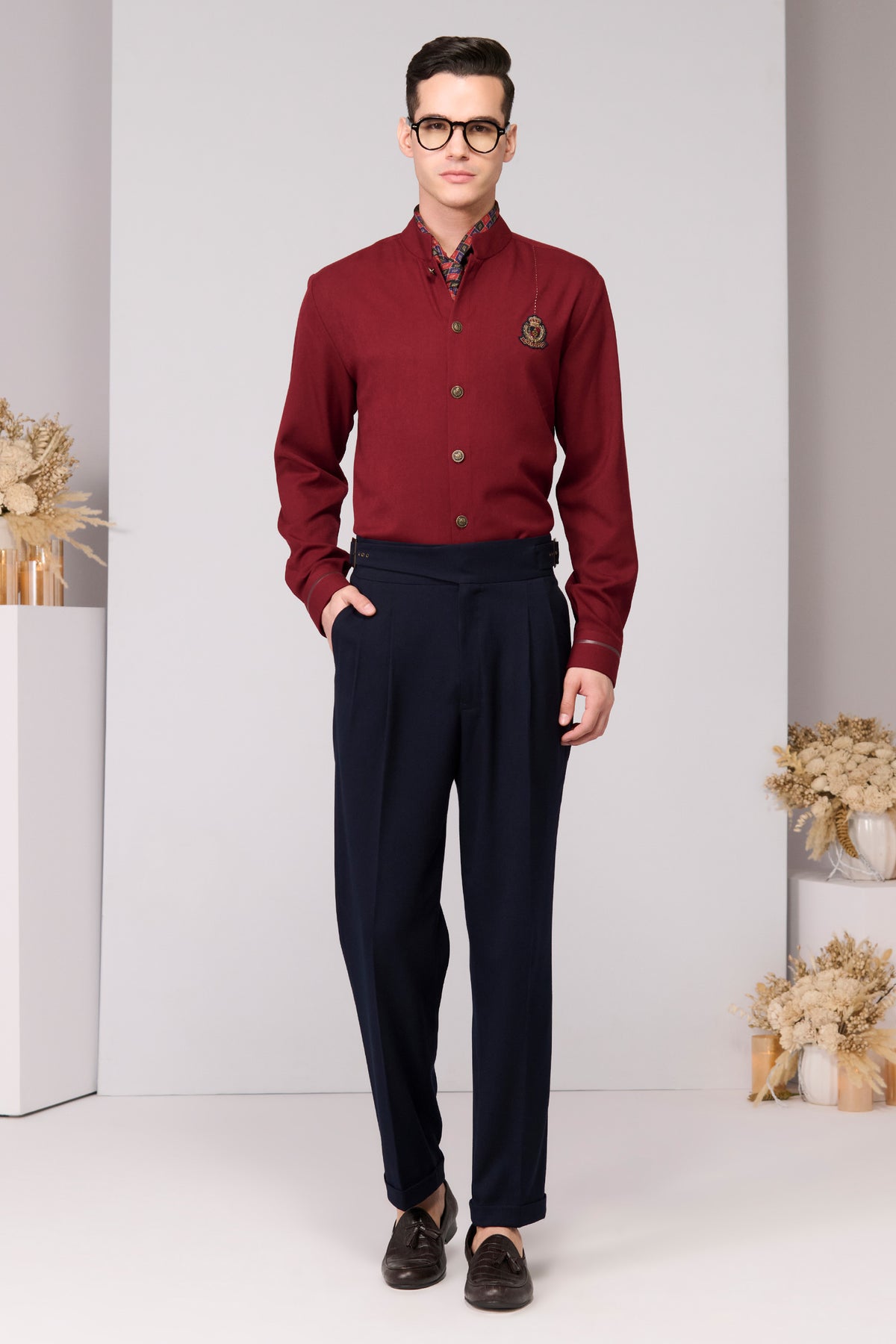 Cherry Crested Shirt