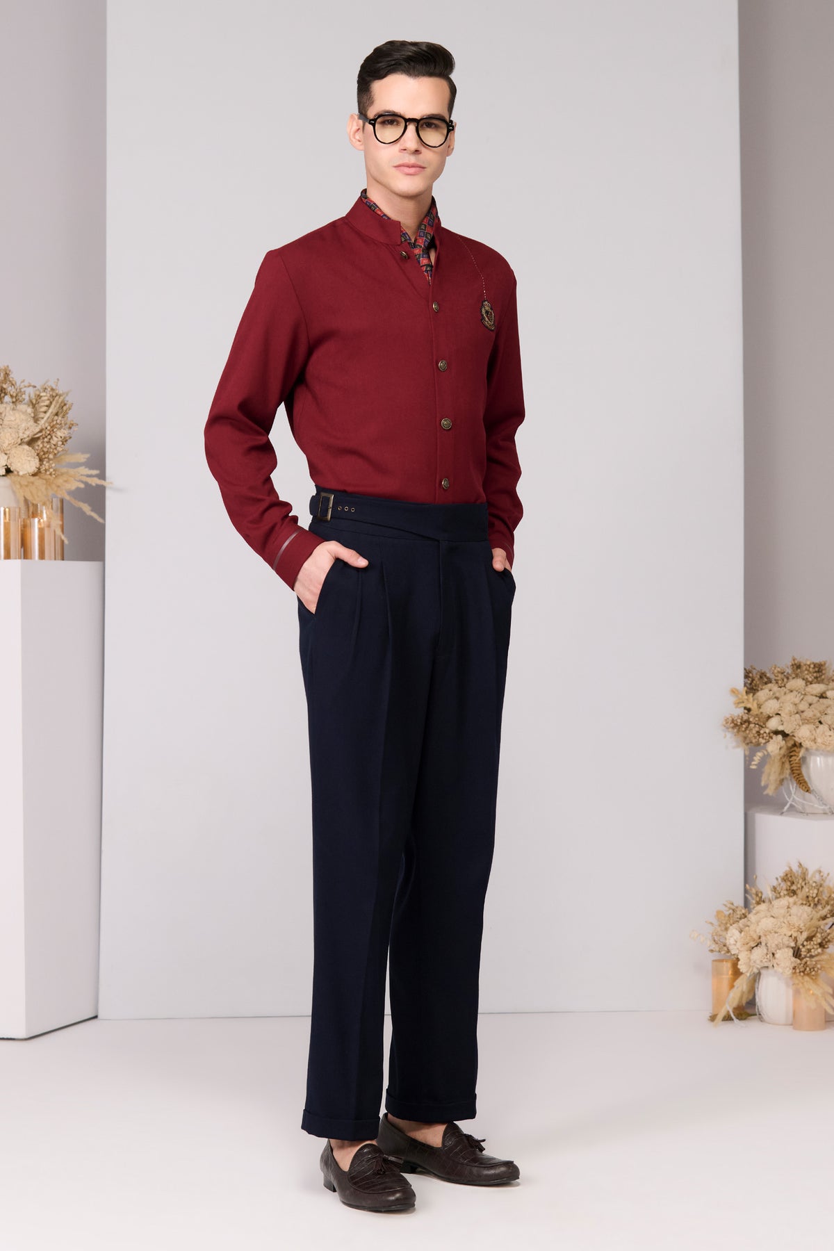 Cherry Crested Shirt