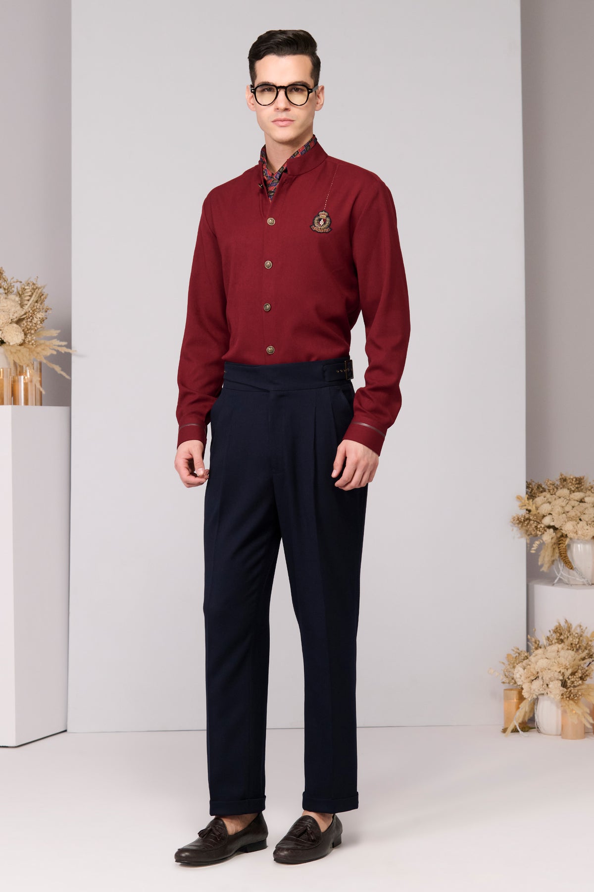 Cherry Crested Shirt