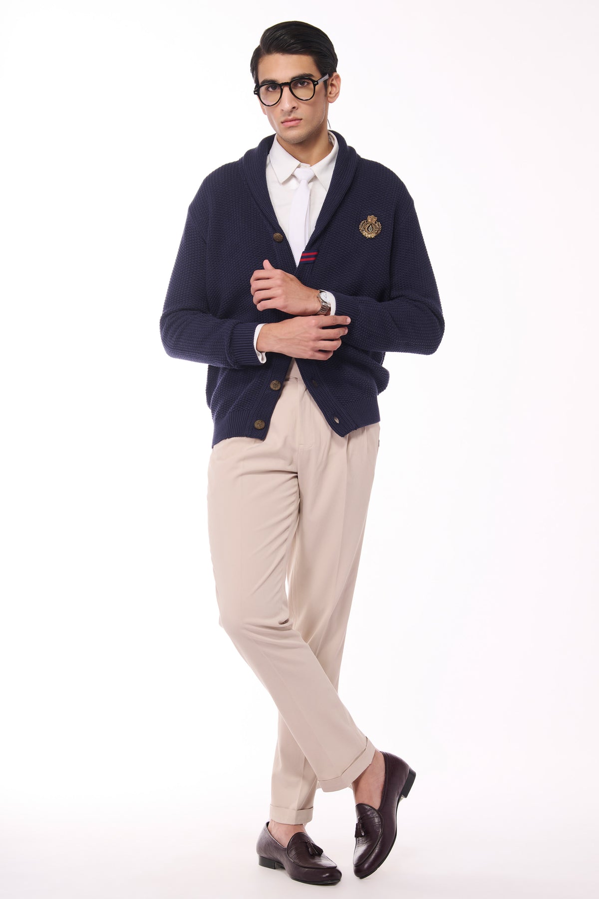 Navy Cardigan