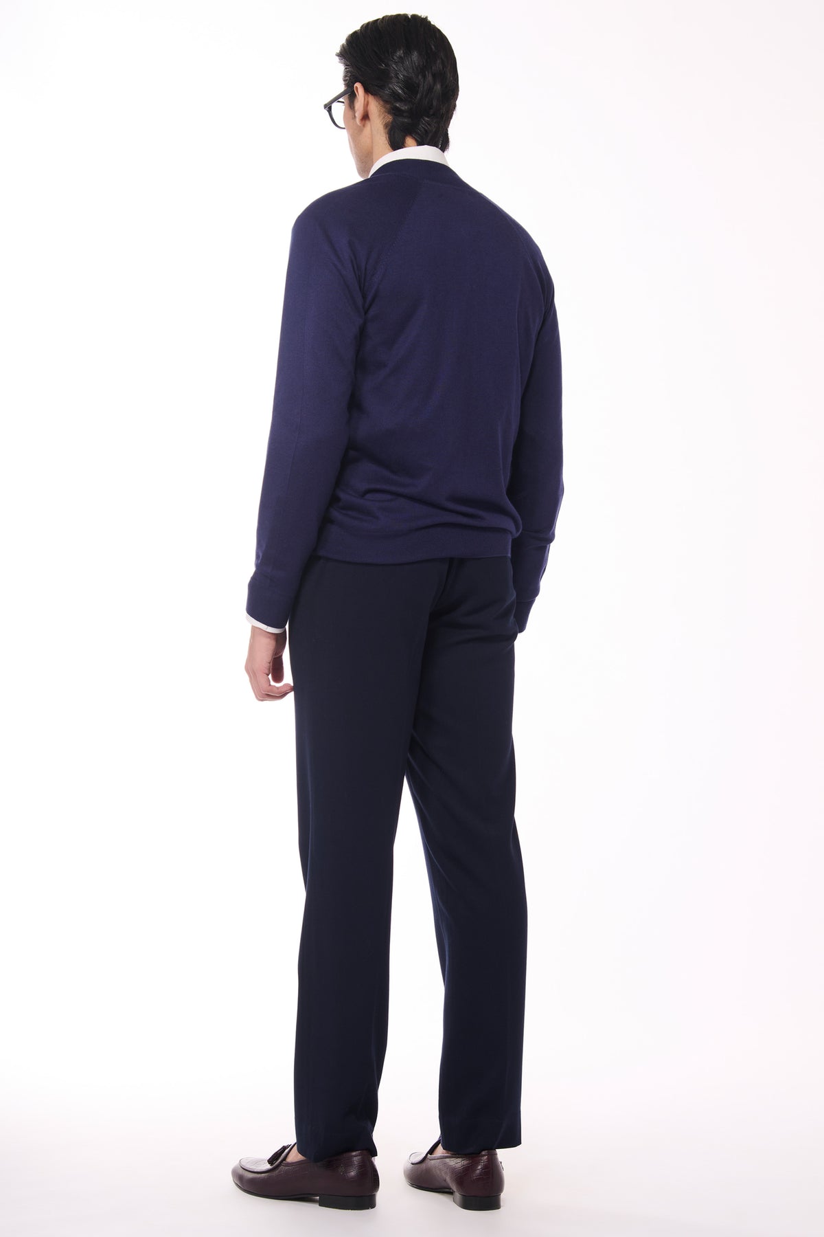 Multi-Hued Merino Bomber Jacket