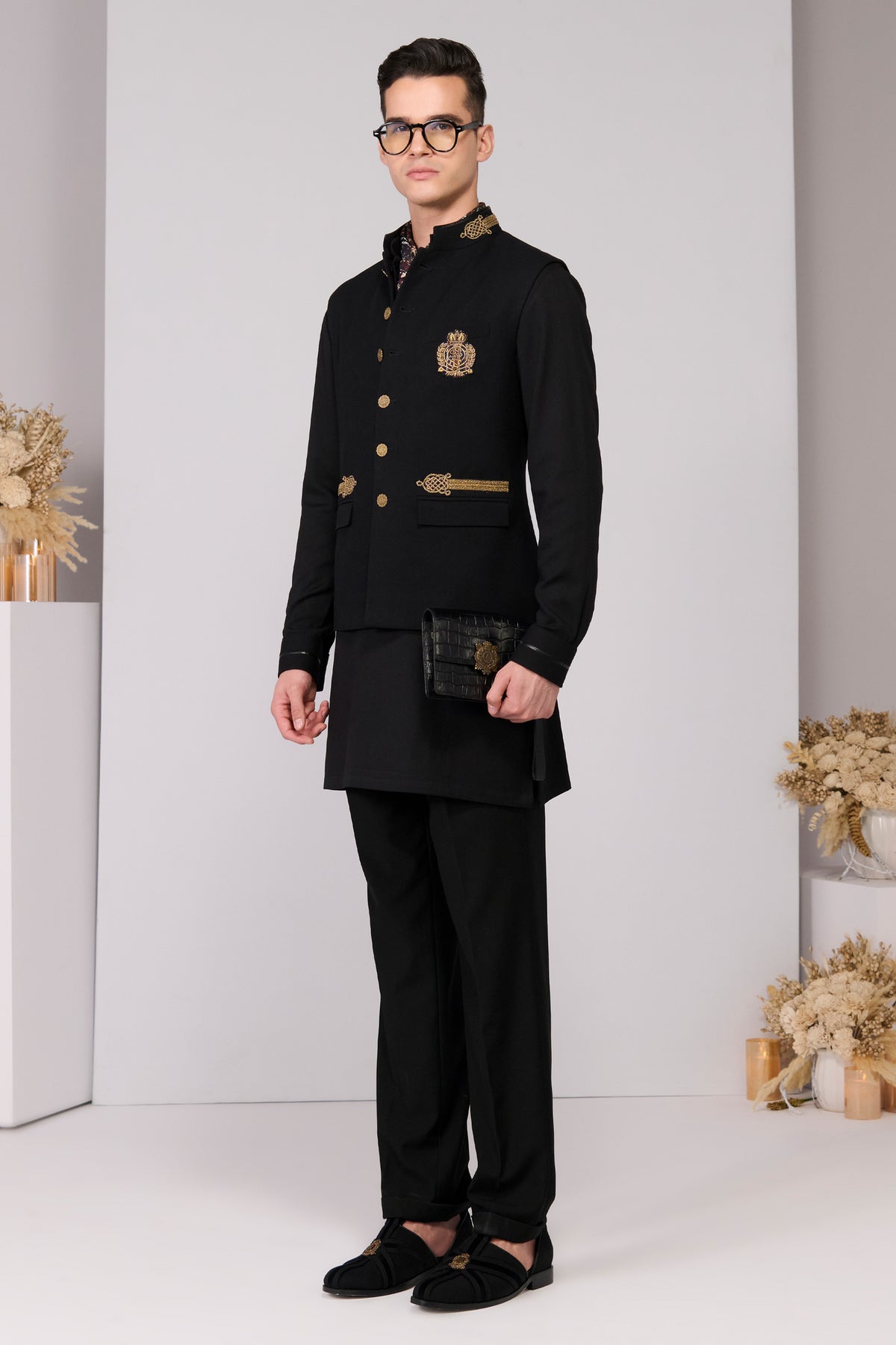 Regal Black Waistcoat