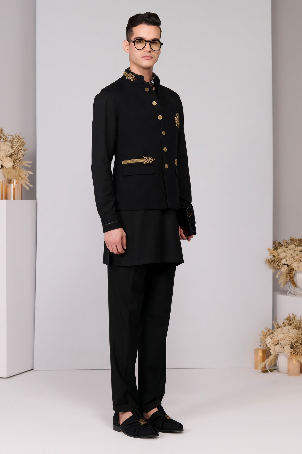 Regal Black Waistcoat
