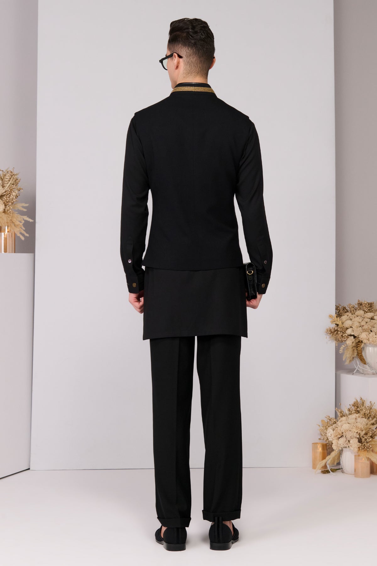Regal Black Waistcoat